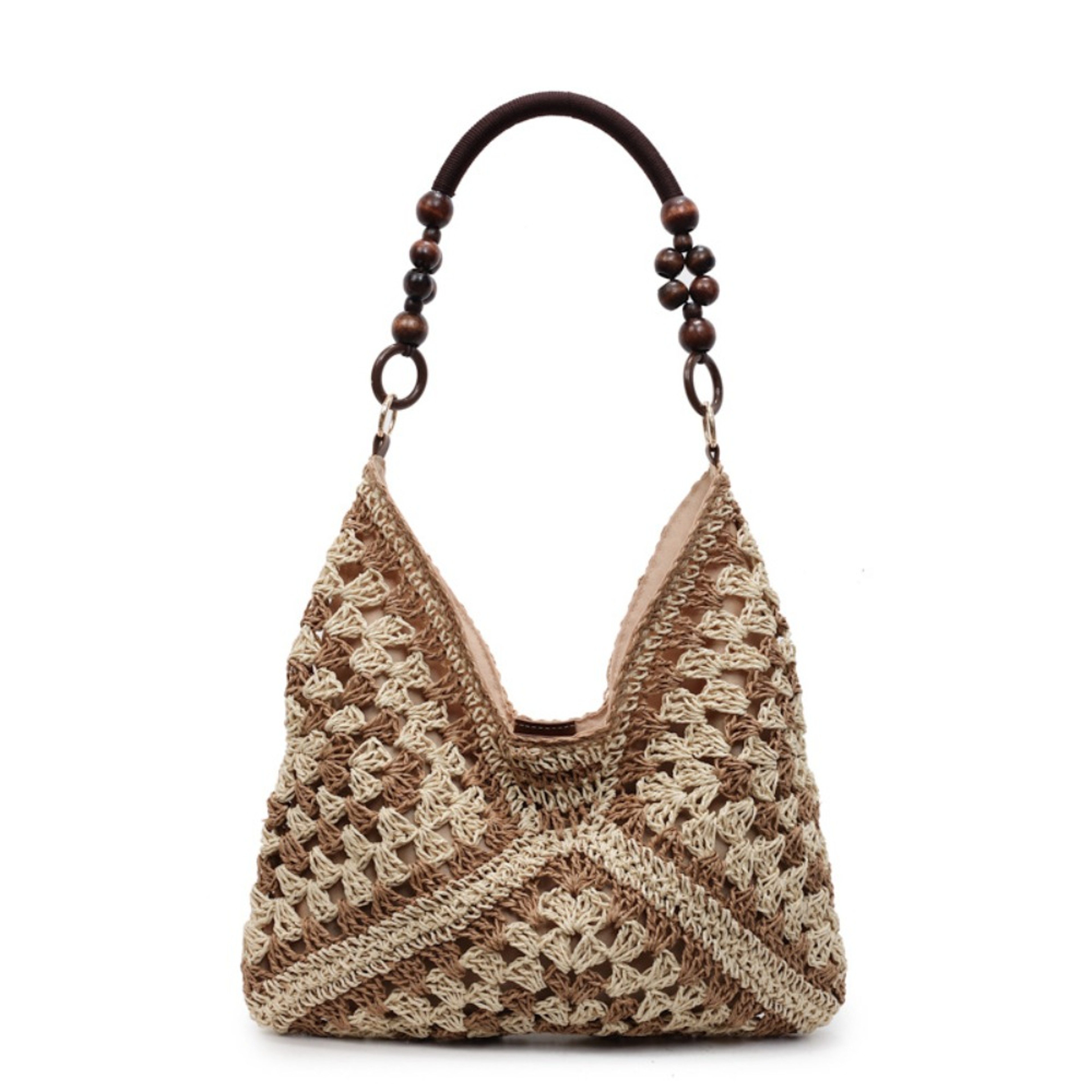 Bohemian Straw Beach Bag Large Capacity Summer Woven Handbag – view 7