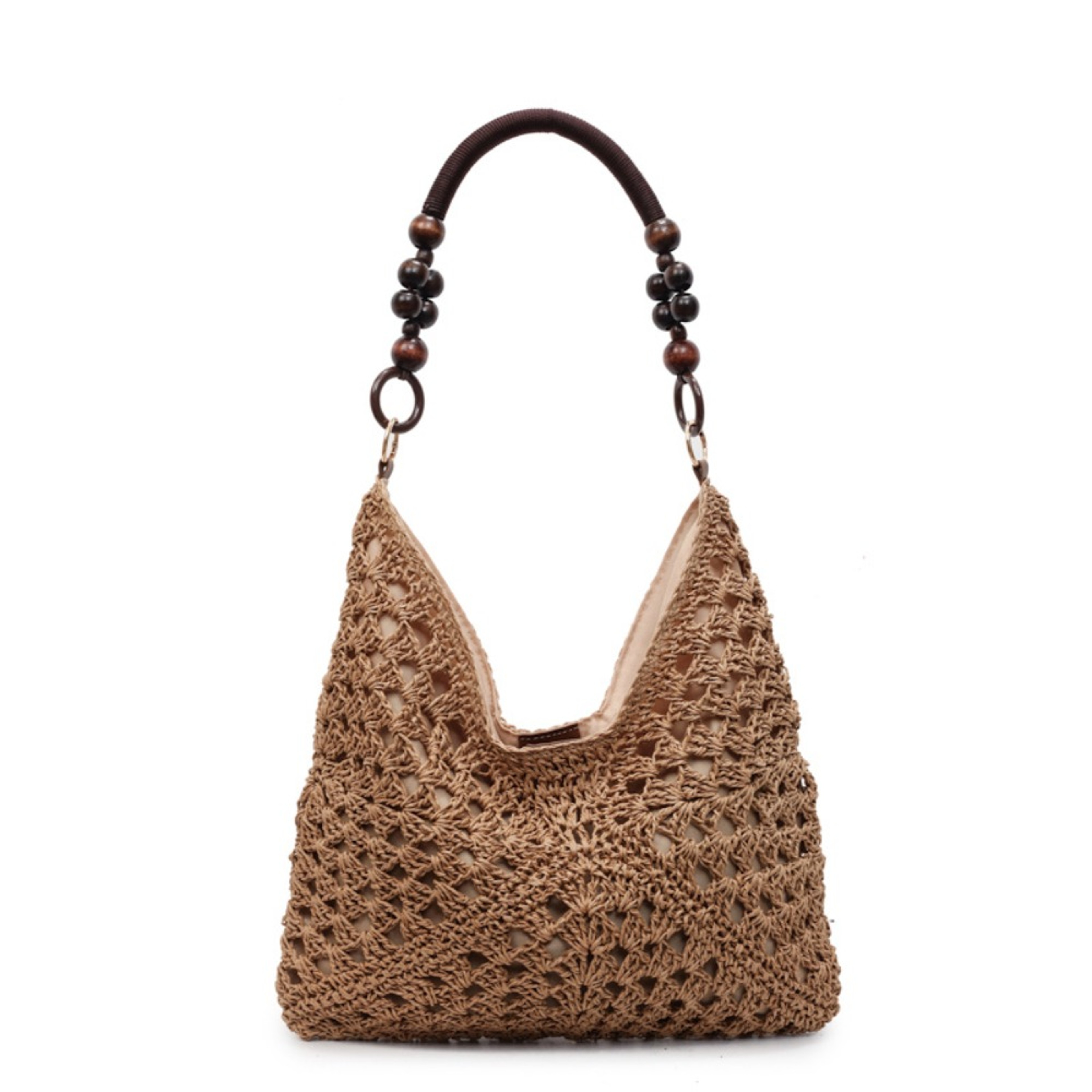 Bohemian Straw Beach Bag Large Capacity Summer Woven Handbag – view 12