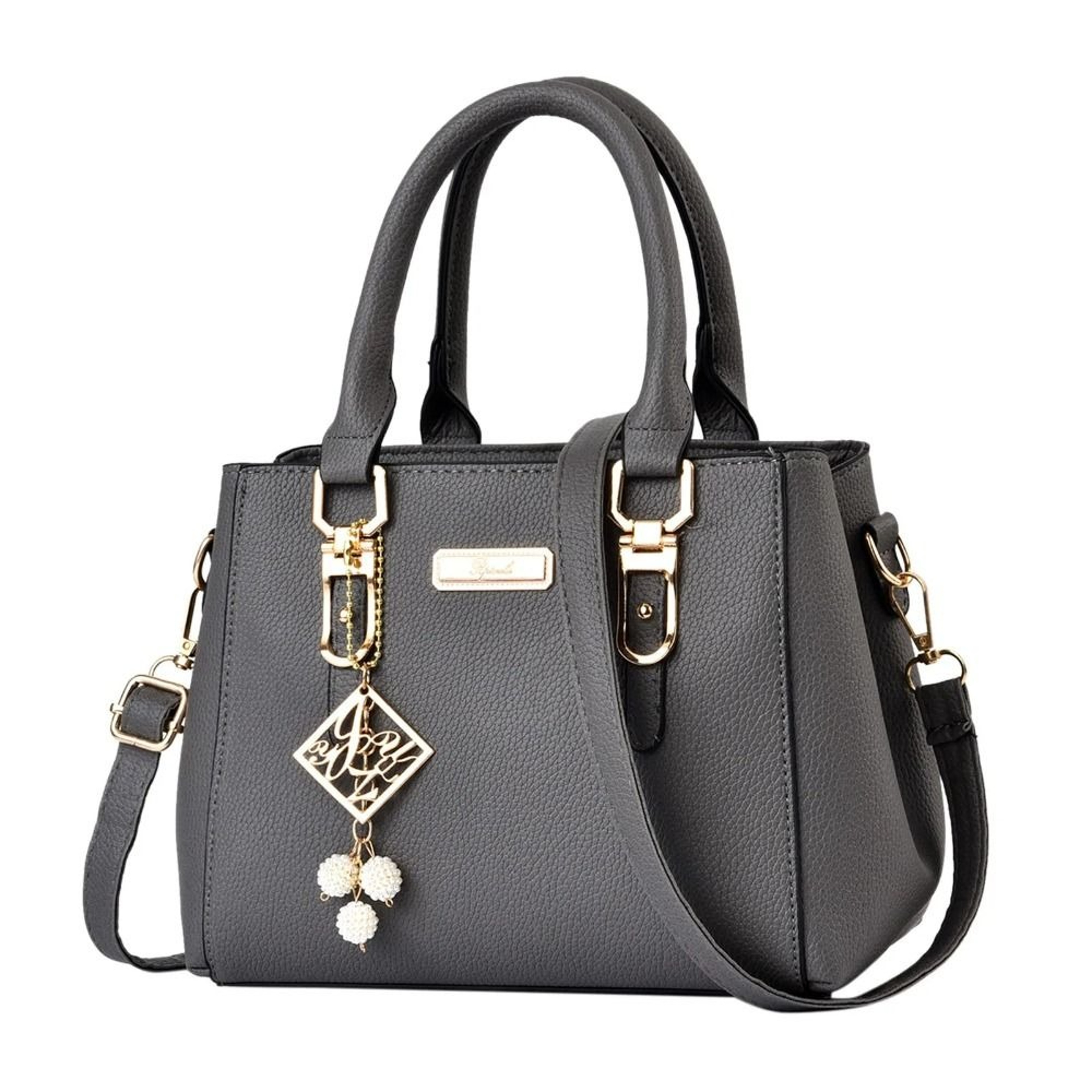 Trendy Leather Handbags Large Capacity Open Pocket Shoulder Bag 8