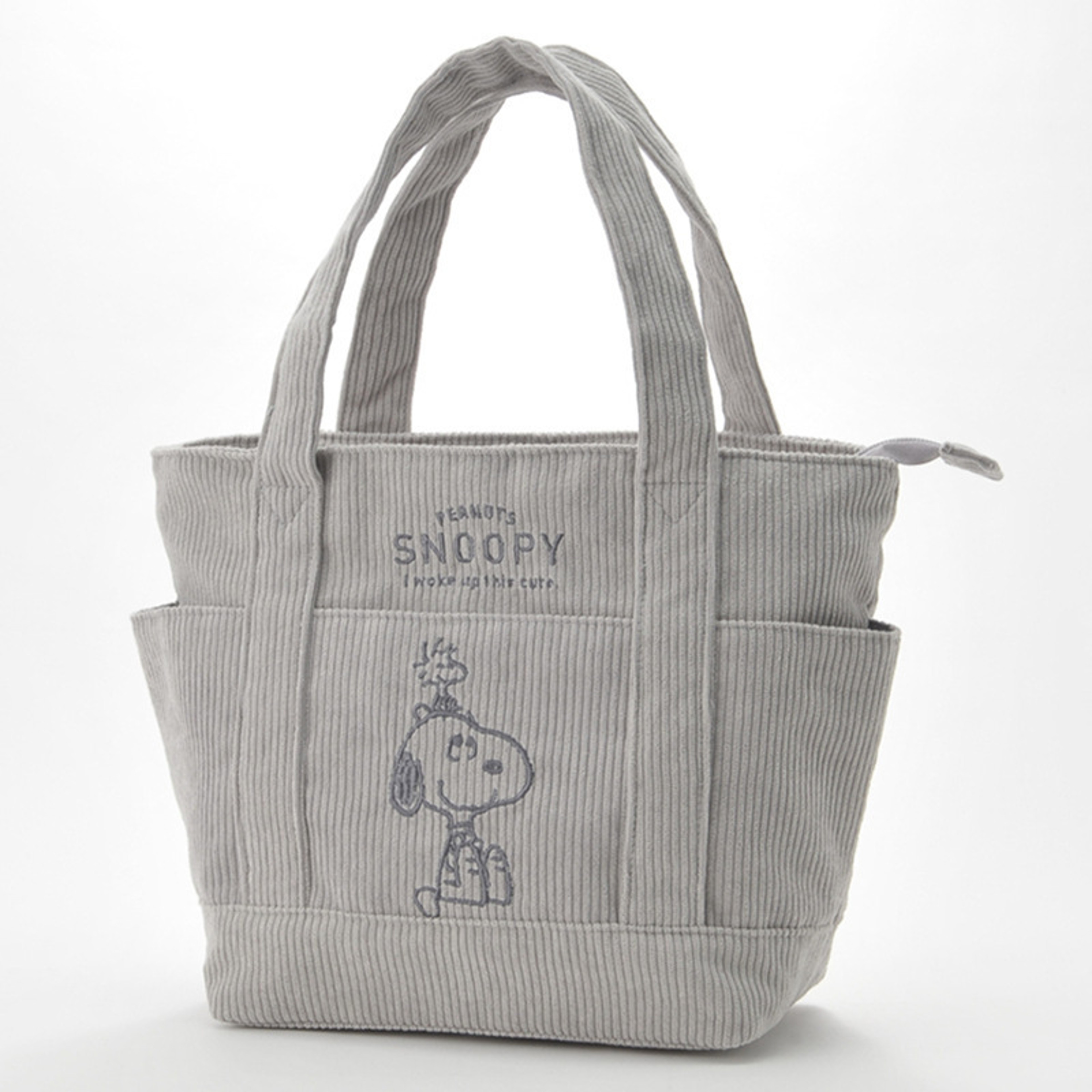 Snoopy Corduroy Tote Bag Embroidered Cartoon Handbag – view 8
