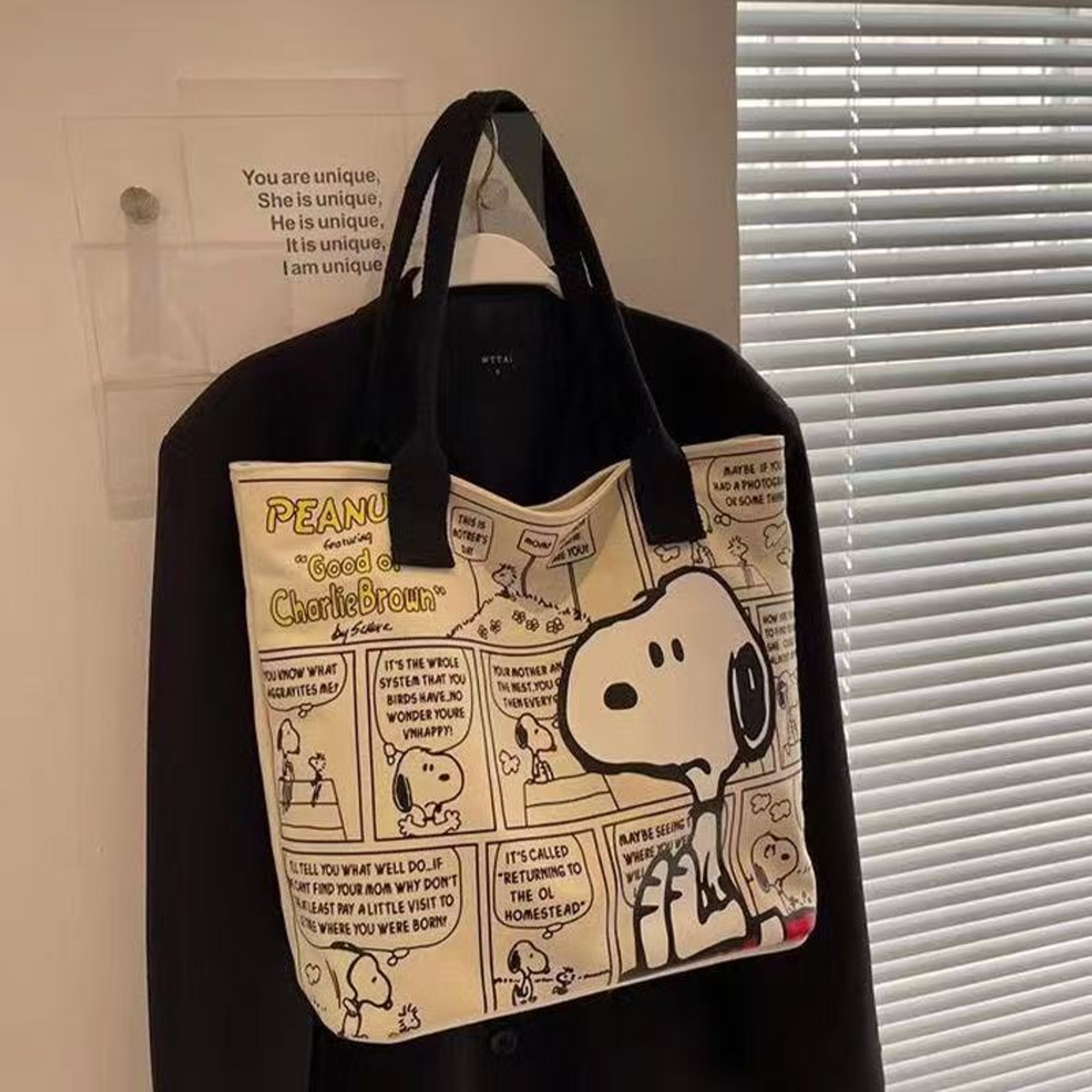 Kawaii Snoopy Canvas Handbag & Large Capacity Shoulder Bag – view 6
