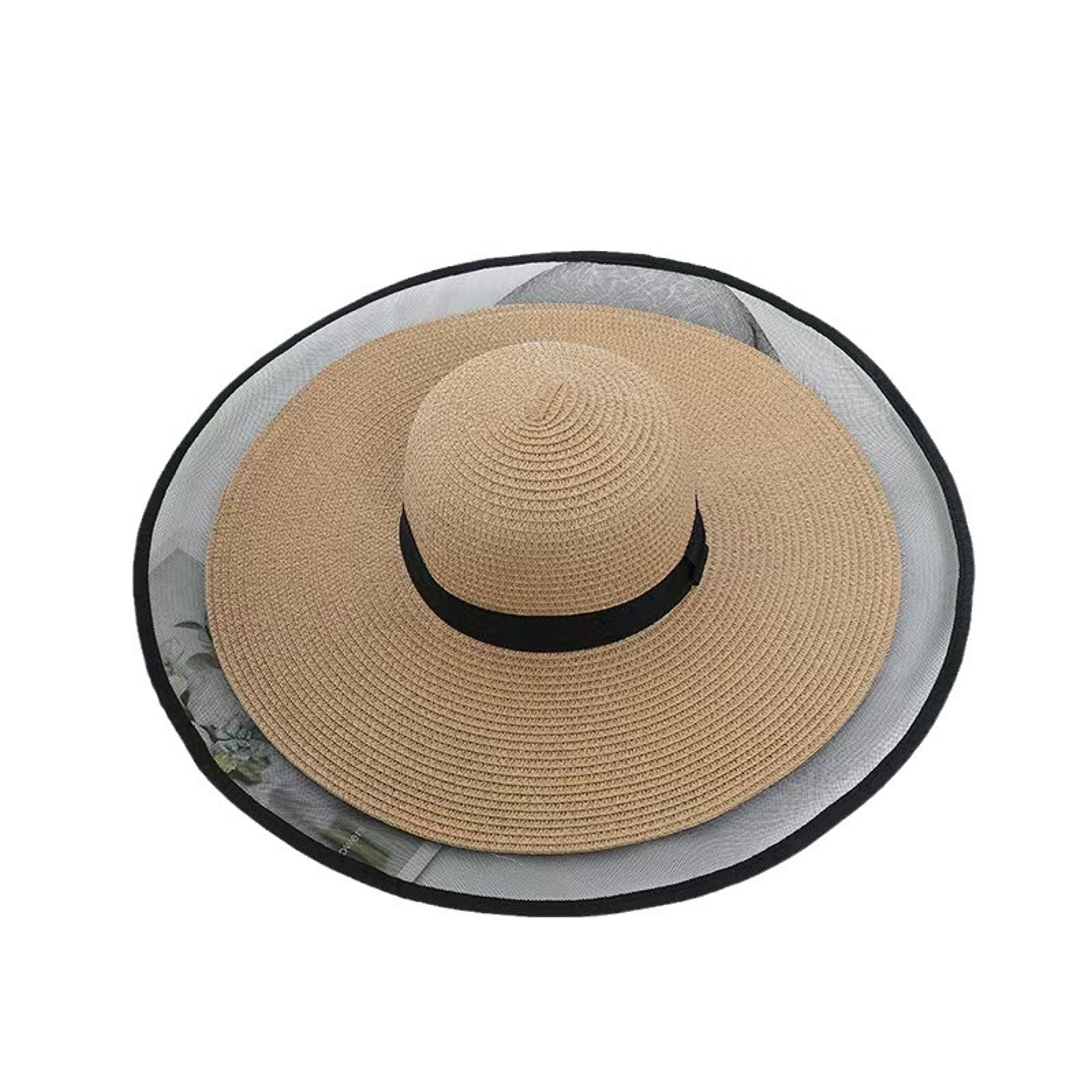 Women Wide Brim Sun Hat Foldable Straw Beach Cap – view 5