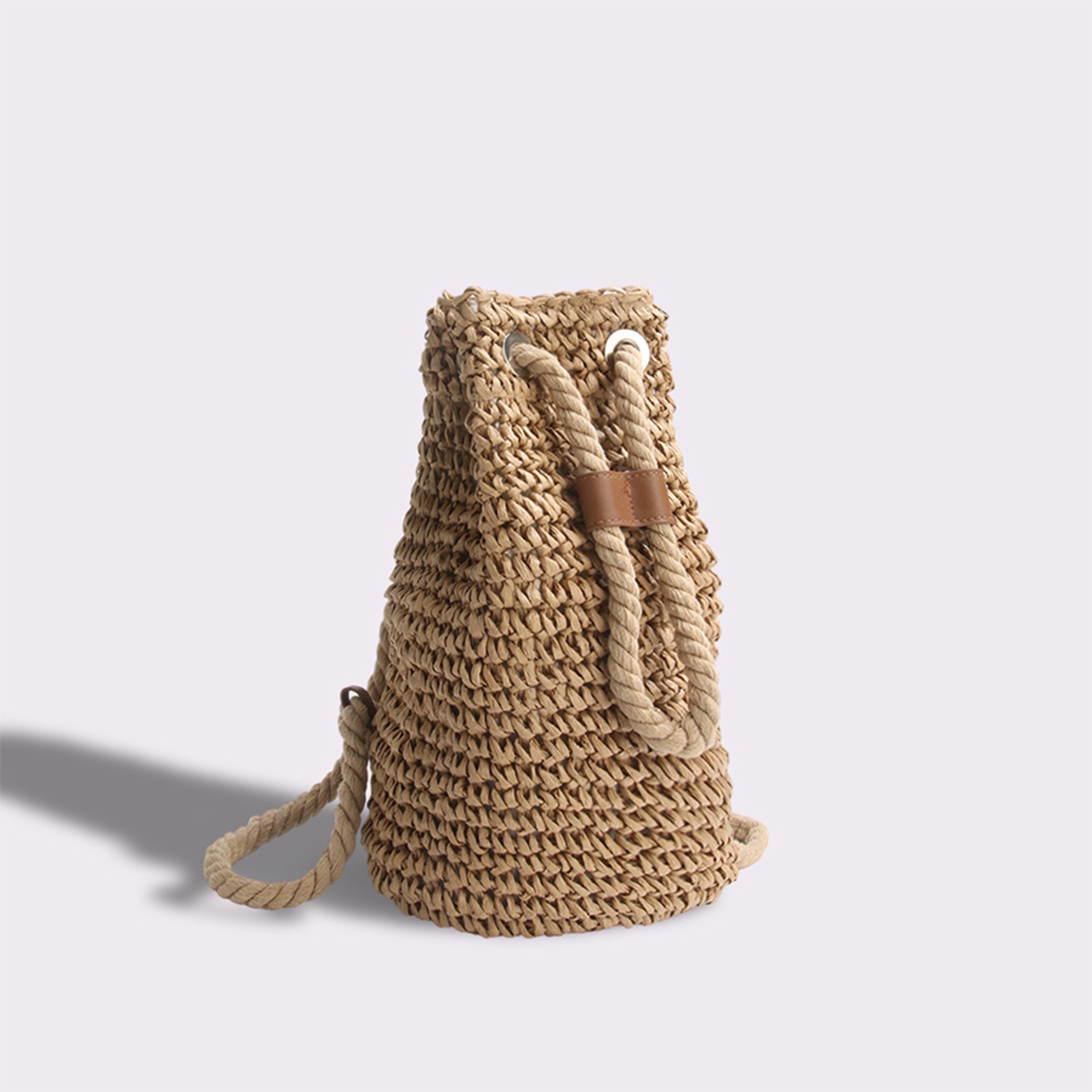 Summer Bohemian Straw Backpack for Women – view 6