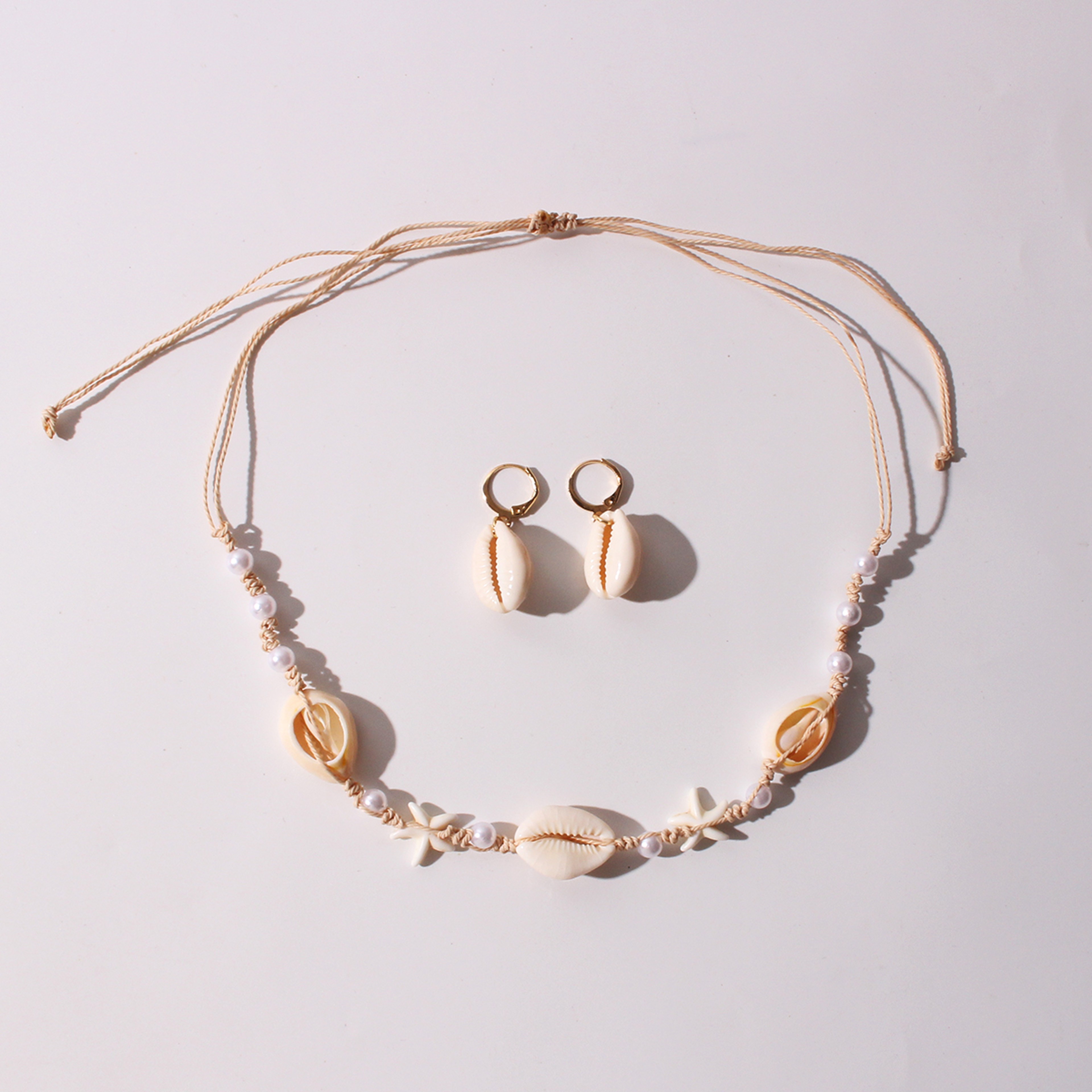 Ocean Breeze Pearl and Shell Jewelry Set – view 4