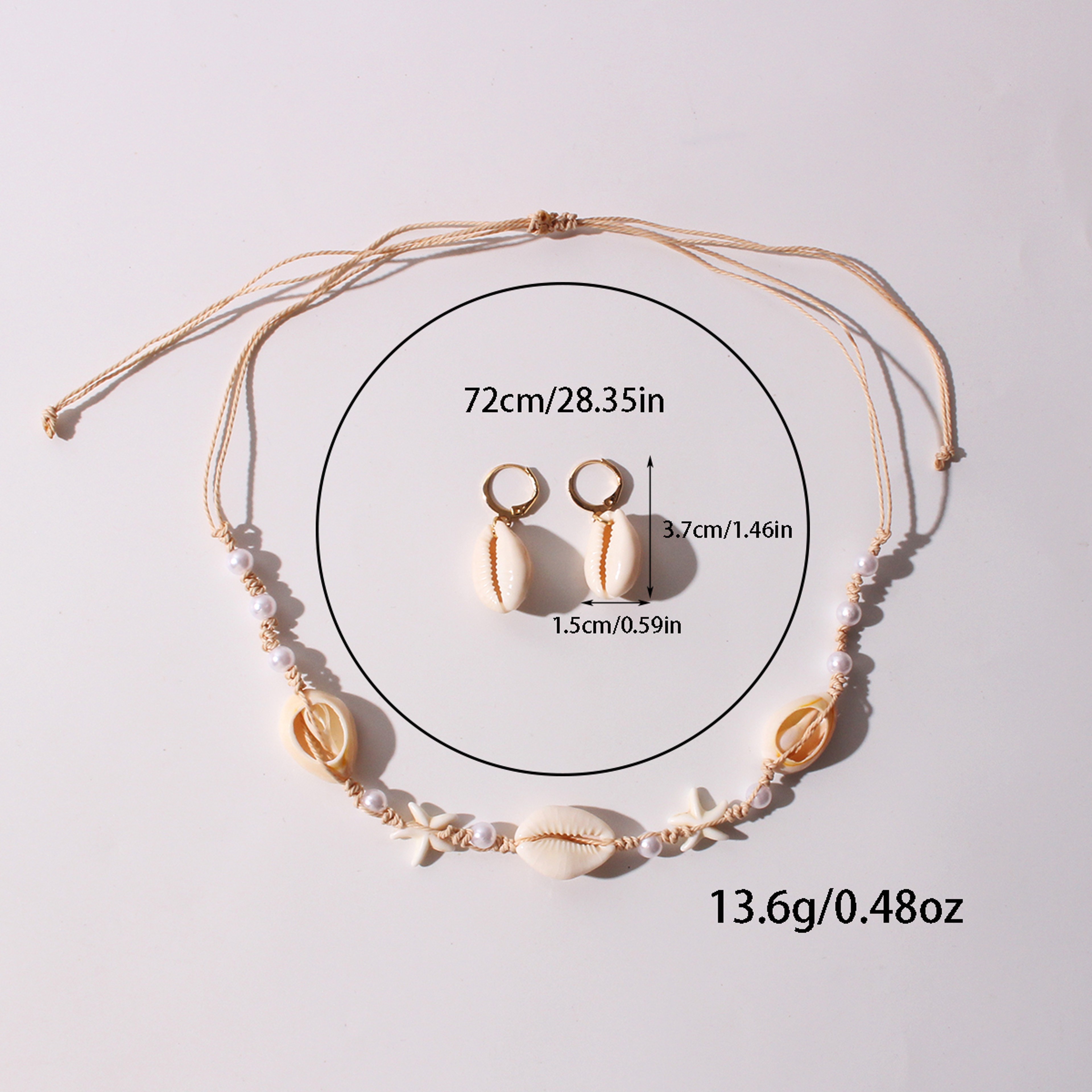 Ocean Breeze Pearl and Shell Jewelry Set – view 5