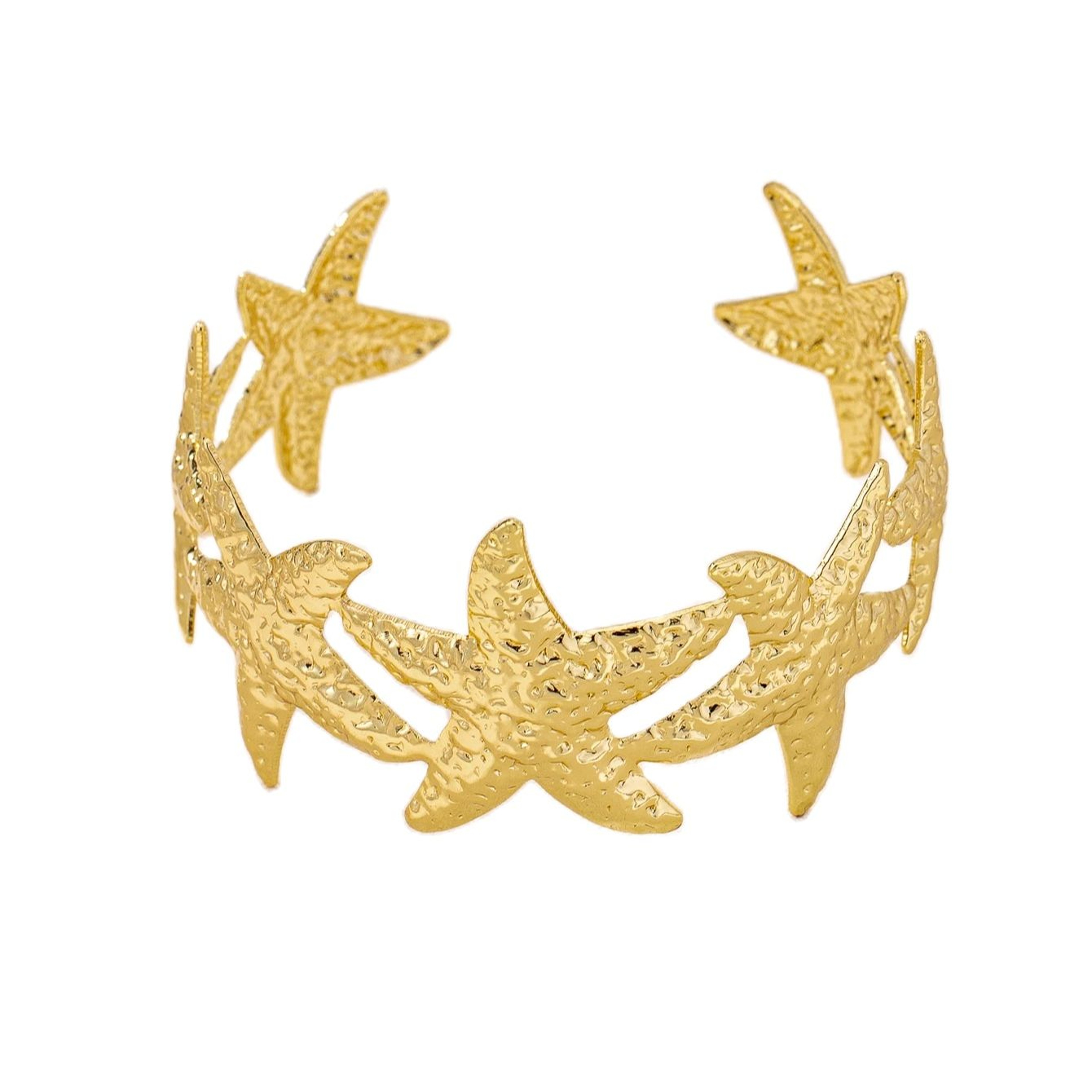 Retro Starfish Bracelet Minimalist Gold Starfish Bracelet – view 7