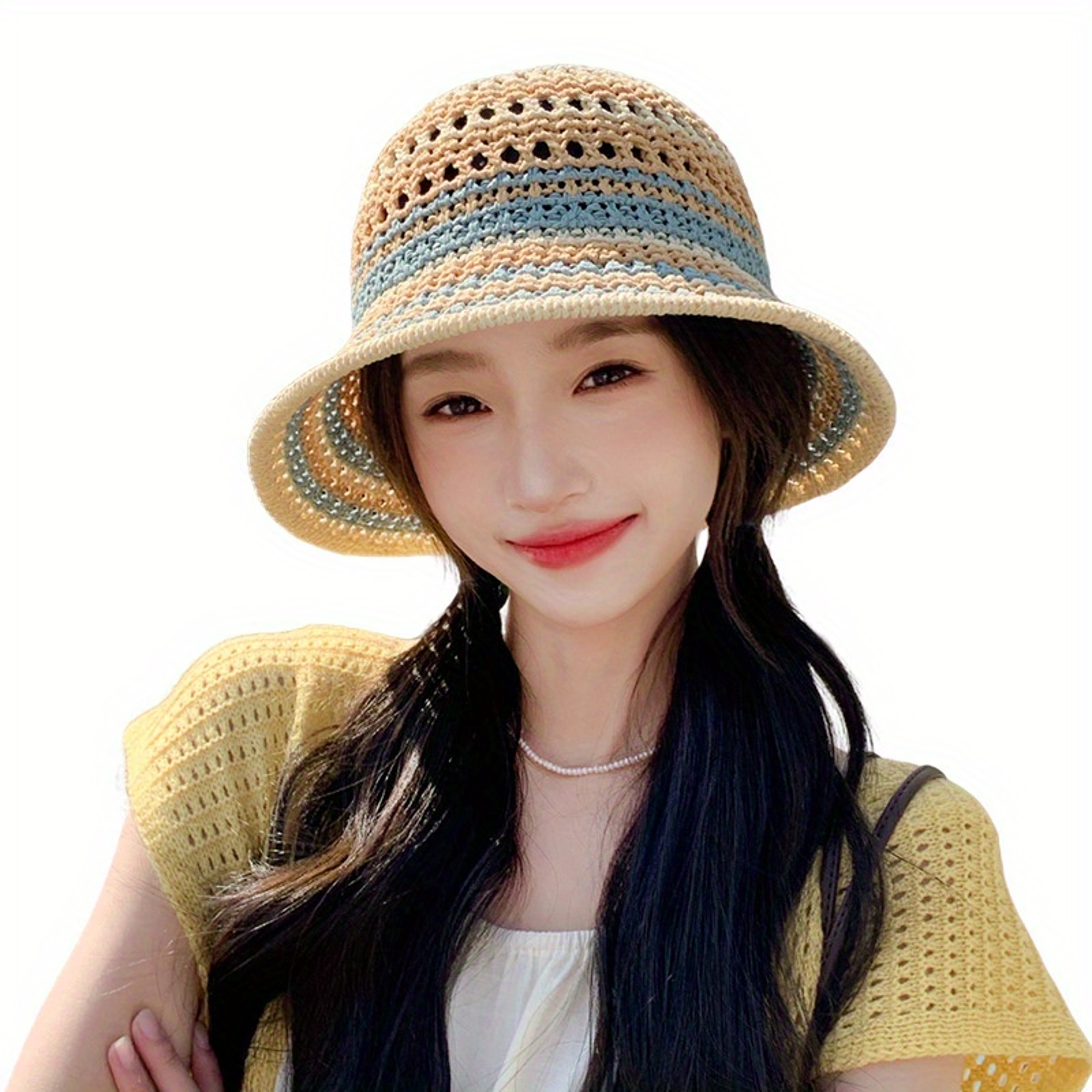 Handwoven Boho Beach Hat for Women – view 2