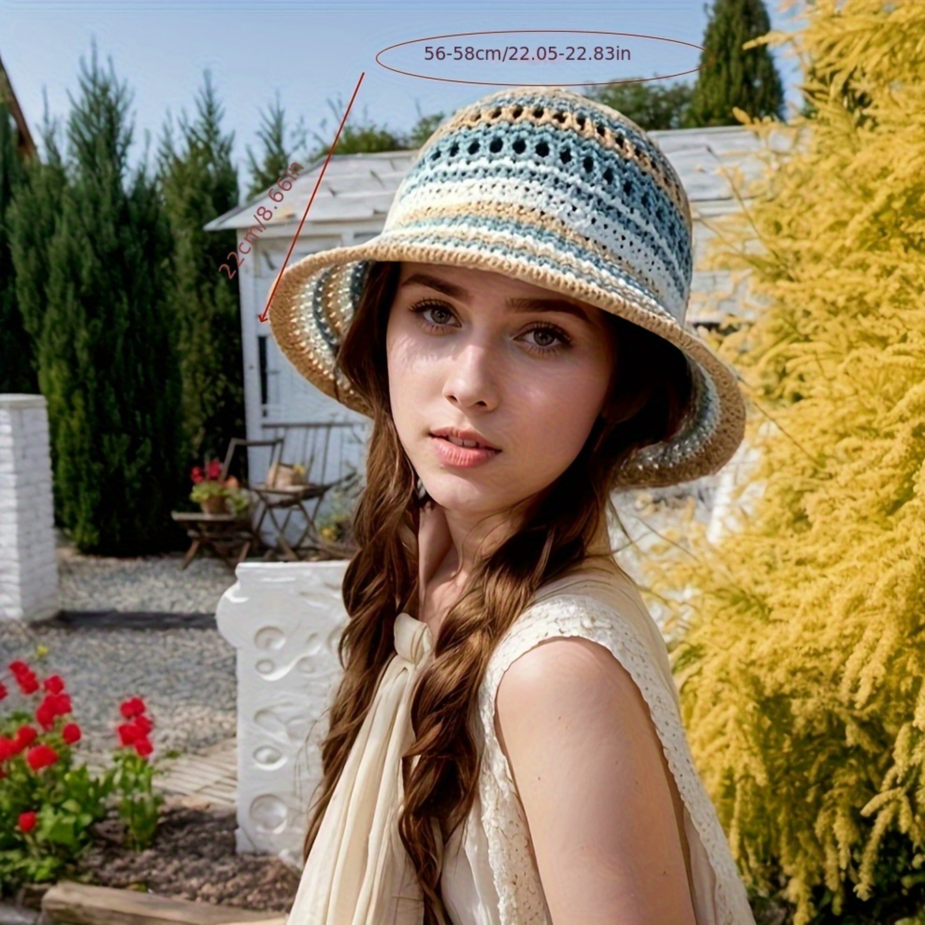 Handwoven Boho Beach Hat for Women – view 6