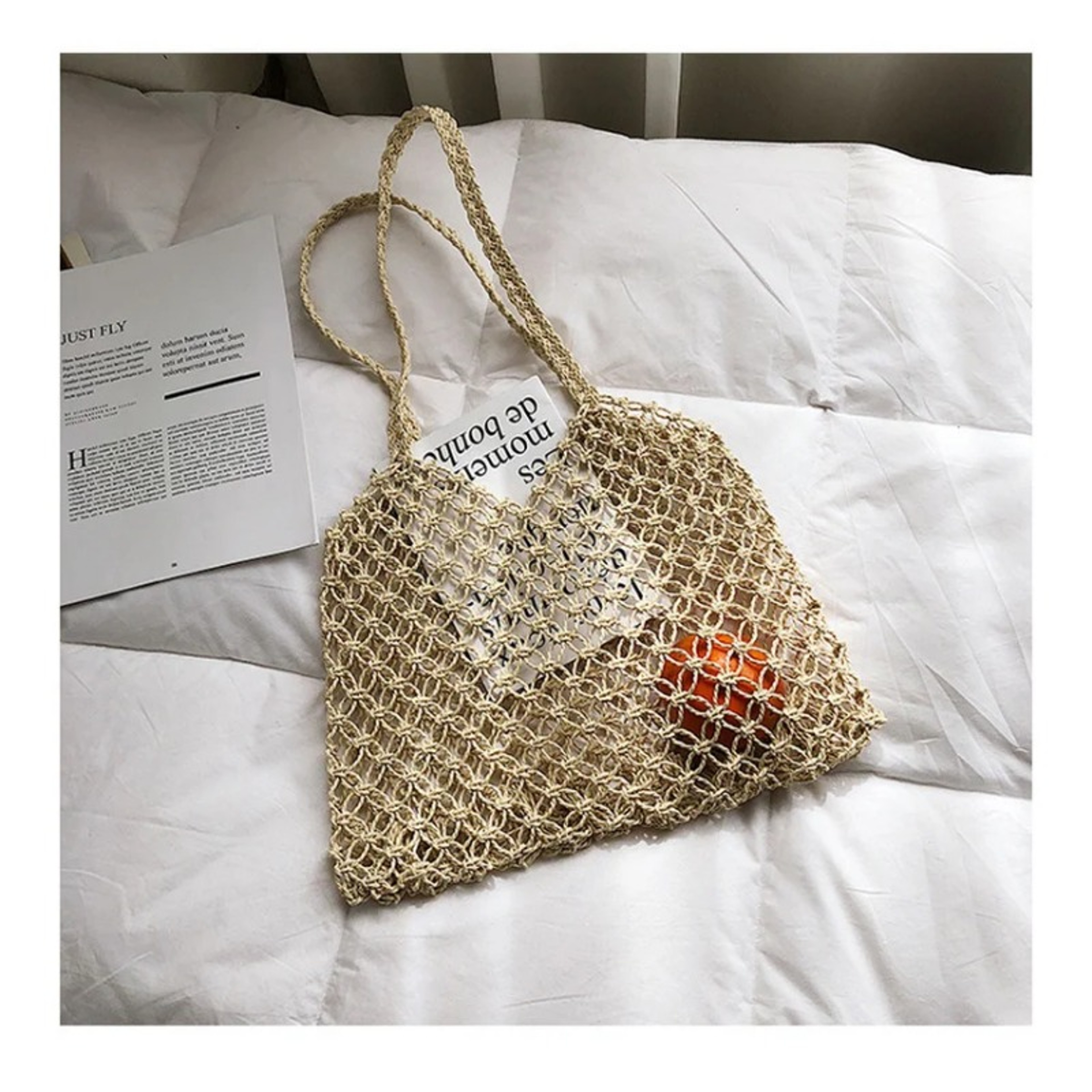 Bohemian Crochet Backpack – view 4