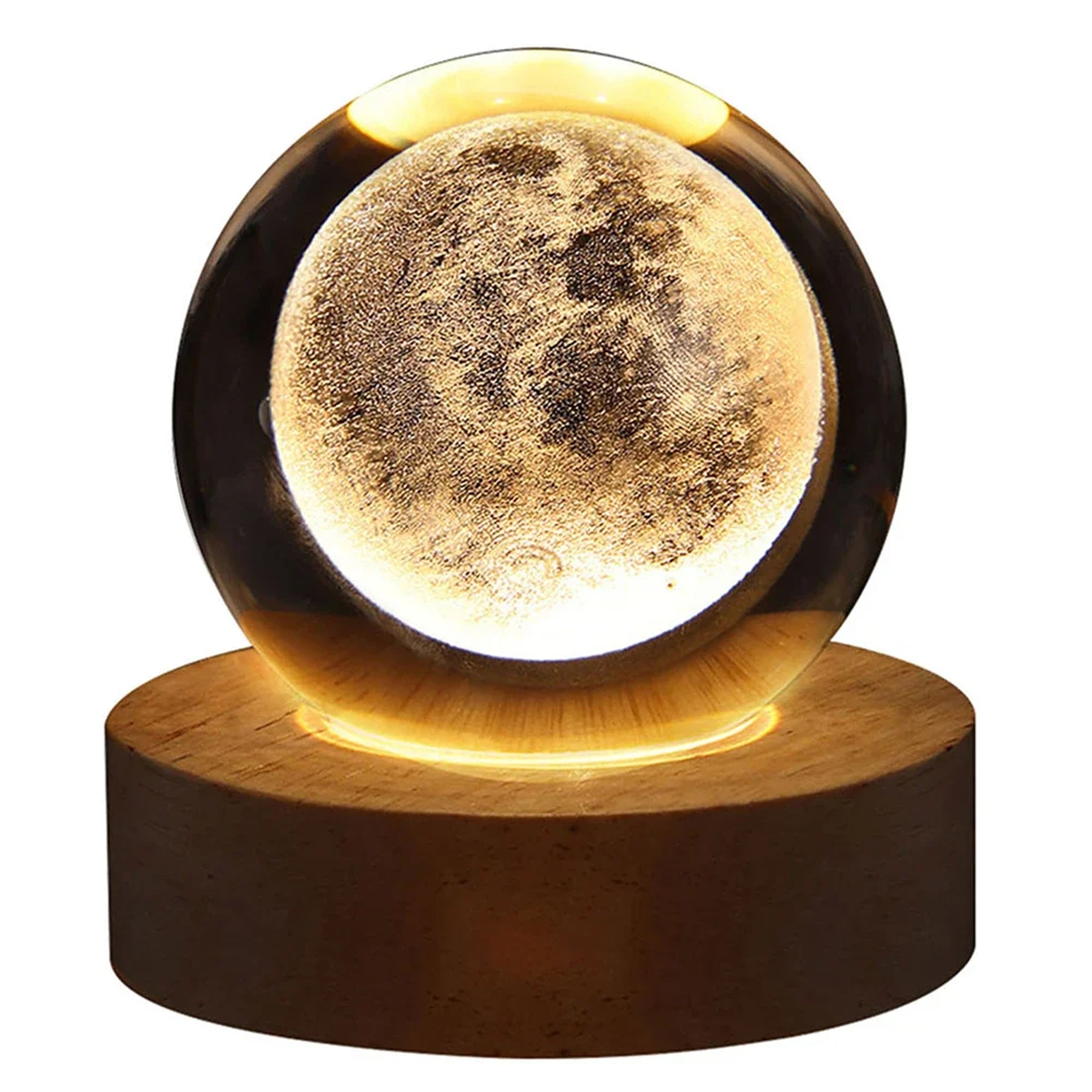 3D Crystal Ball Lamp  LED Night Light For Cozy Atmosphere  Home  Bedroom Decoration Gift For Teens  8