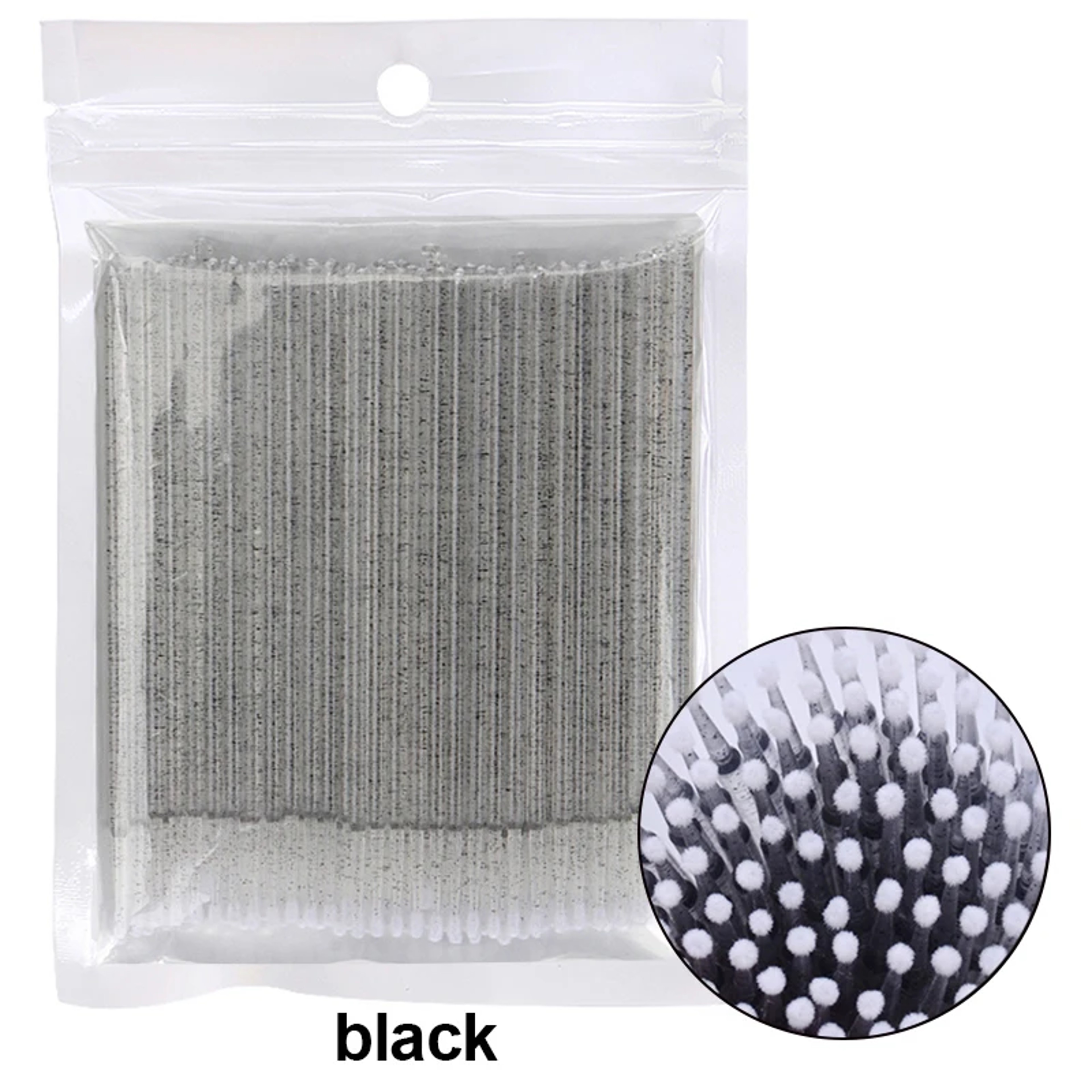 Eyelash Cleaning Brush For Lash Extension Micro Cotton Swab Individual Eyelashes Microbrush Beauty  6
