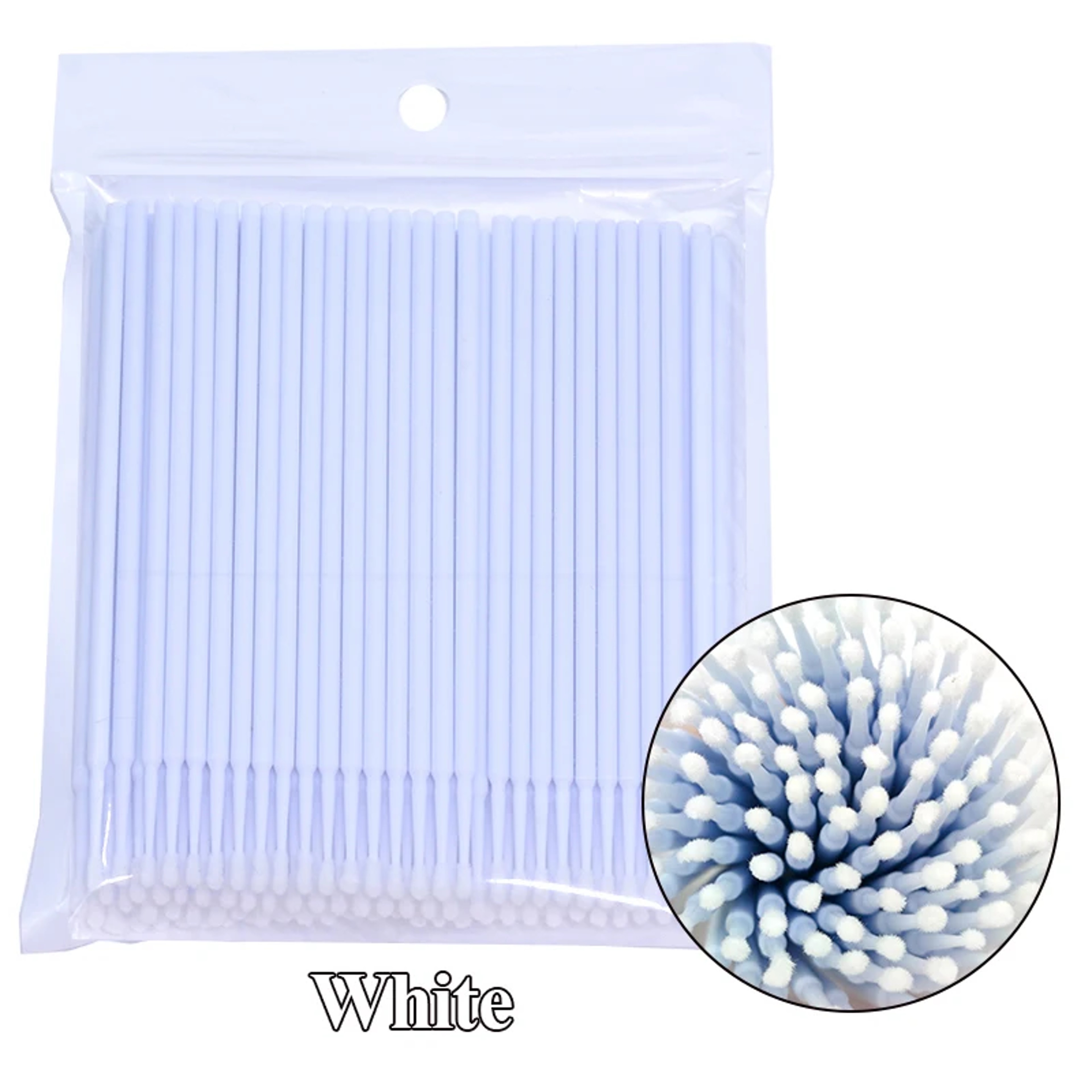 Eyelash Cleaning Brush For Lash Extension Micro Cotton Swab Individual Eyelashes Microbrush Beauty  7