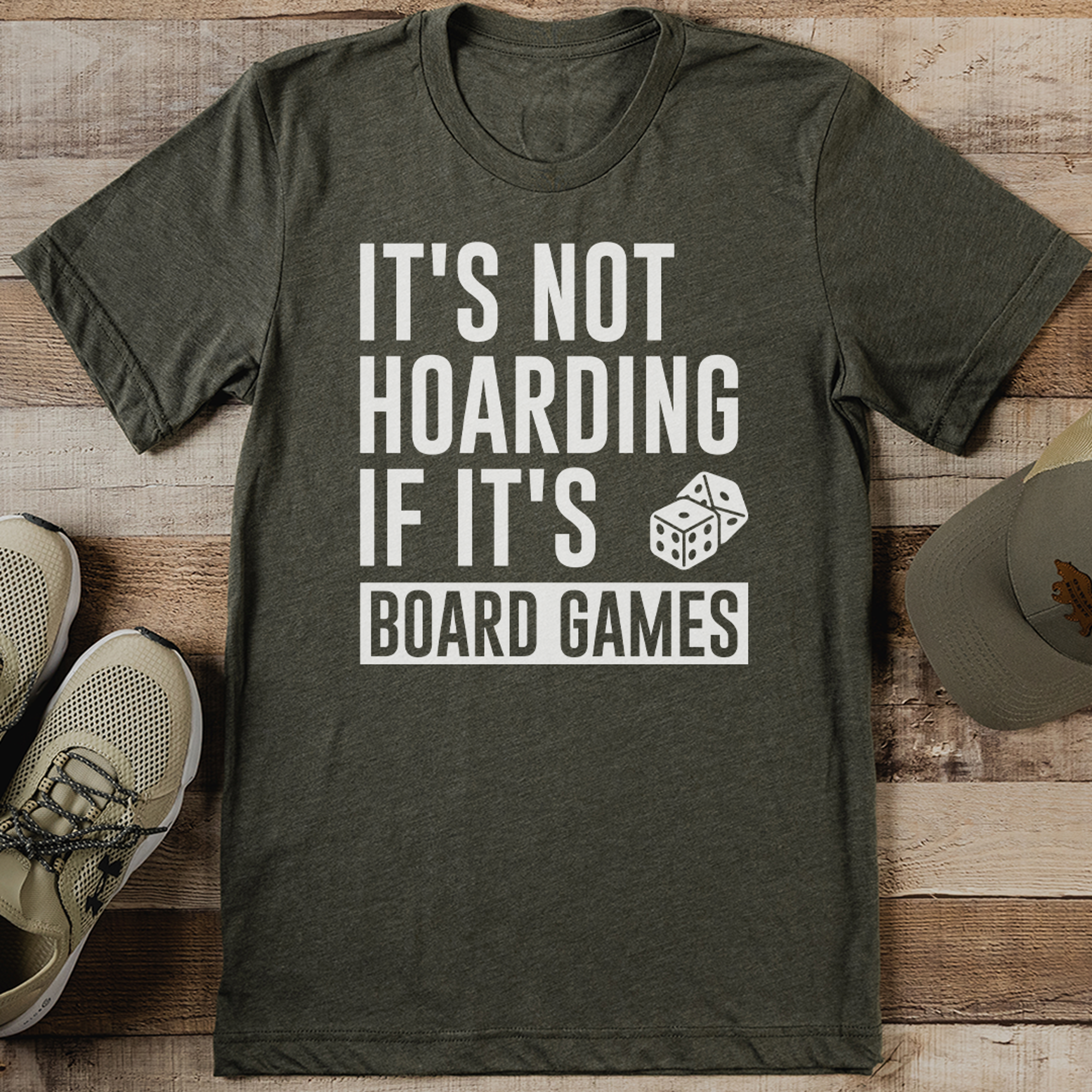 It's Not Hoarding If It's Board Games Tee – view 2