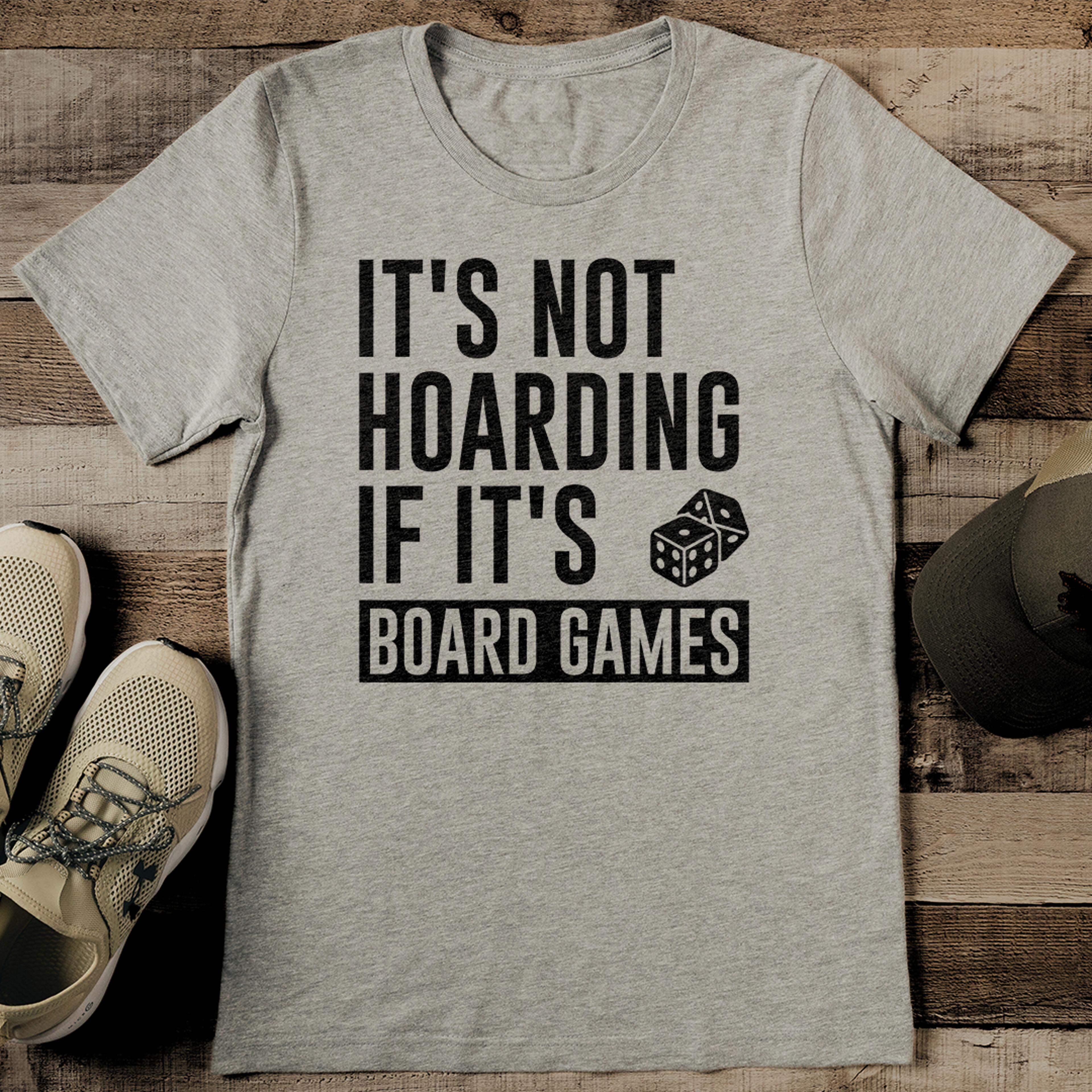 It's Not Hoarding If It's Board Games Tee – view 3