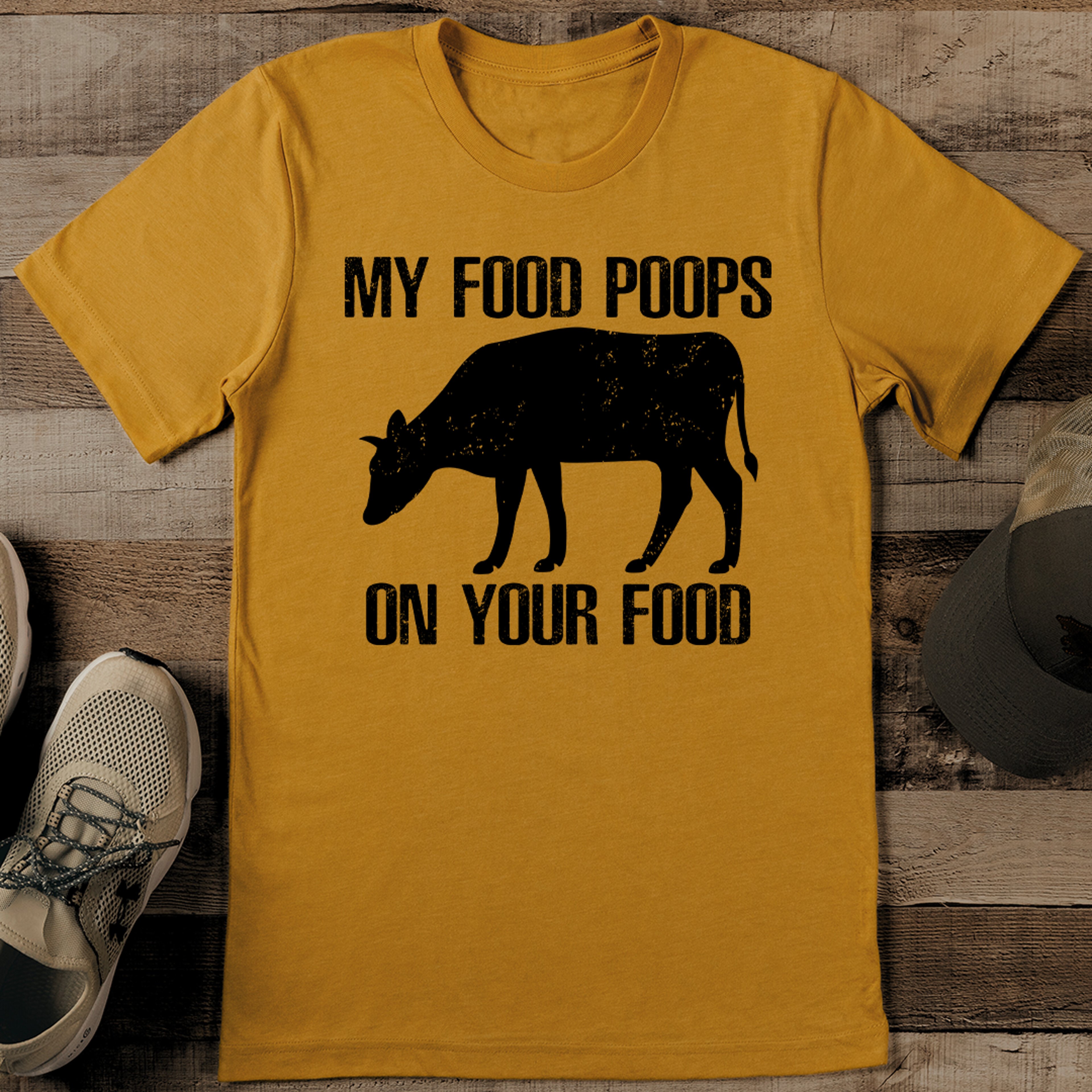 My Food Poops On Your Food Tee – view 2