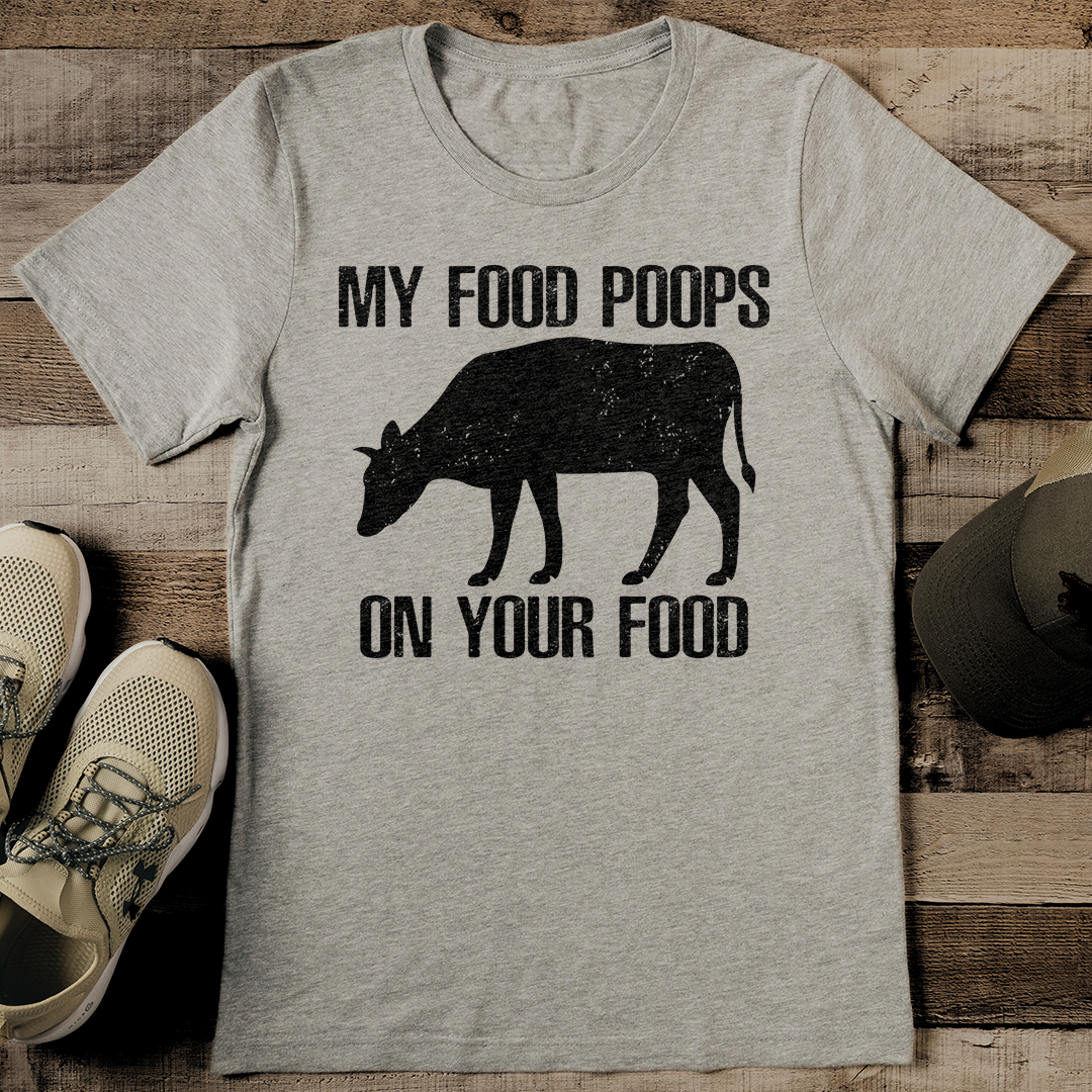 My Food Poops On Your Food Tee – view 3
