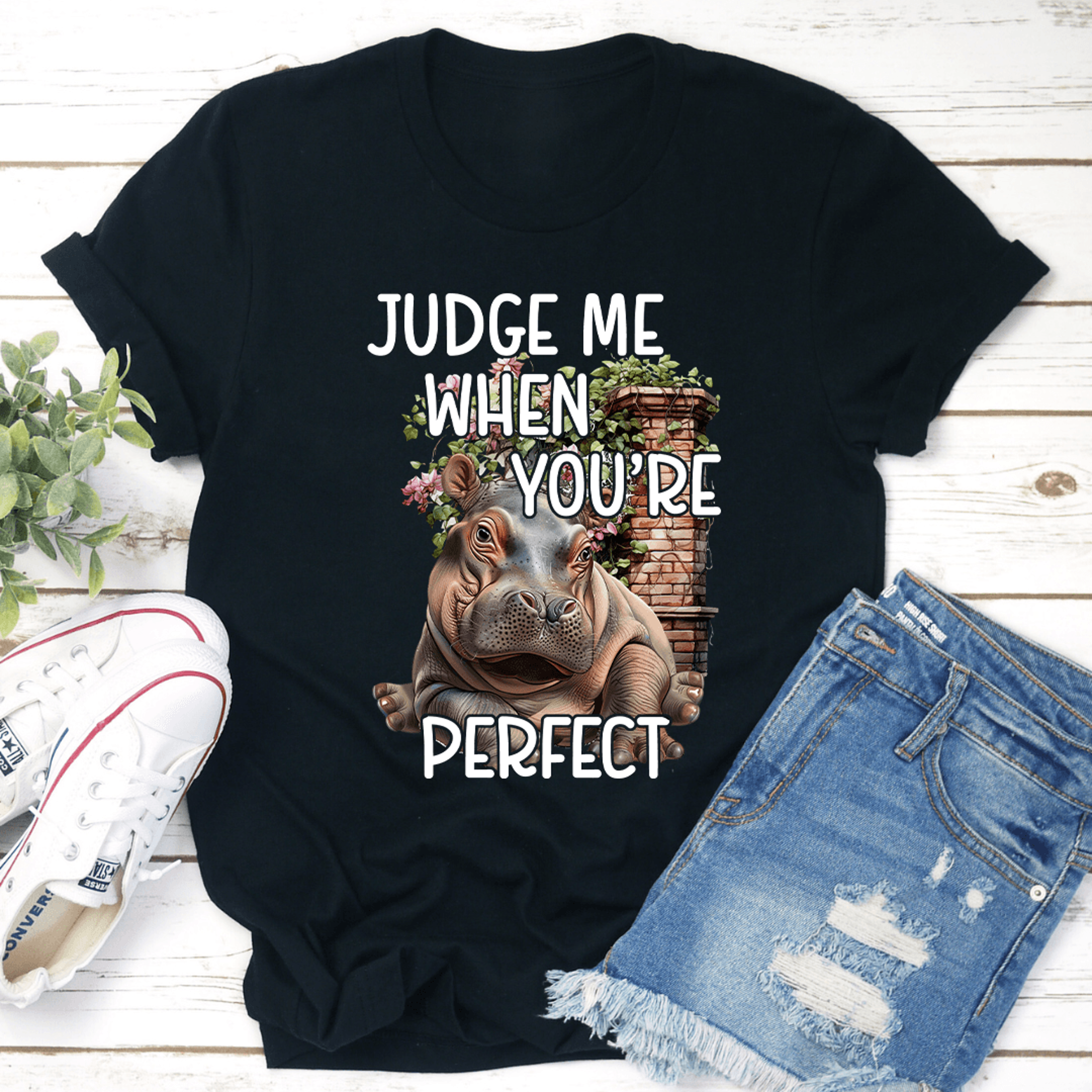 Judge Me When Youre Perfect Tee 1