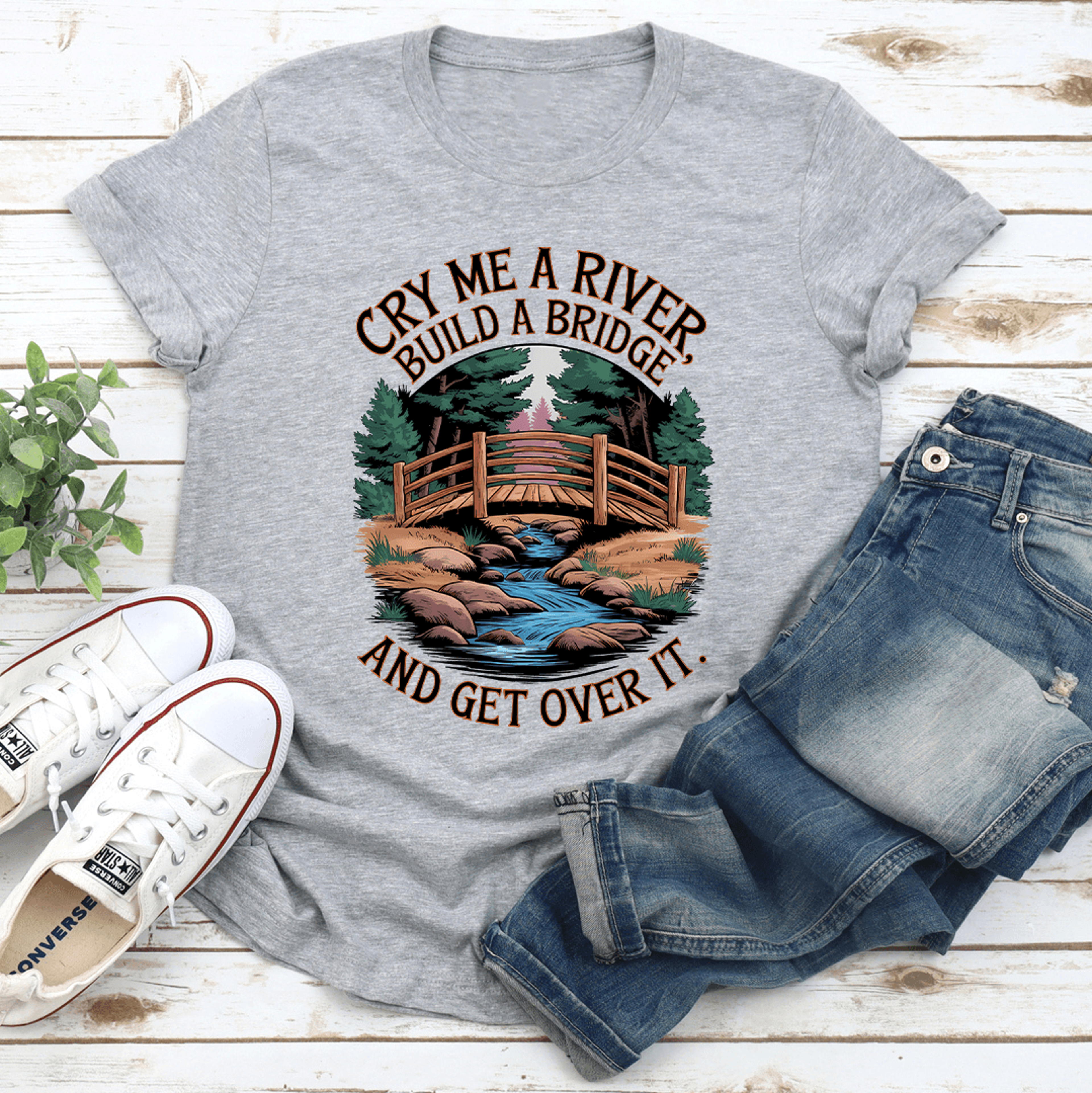 Cry Me A River Build A Bridge Tee 3