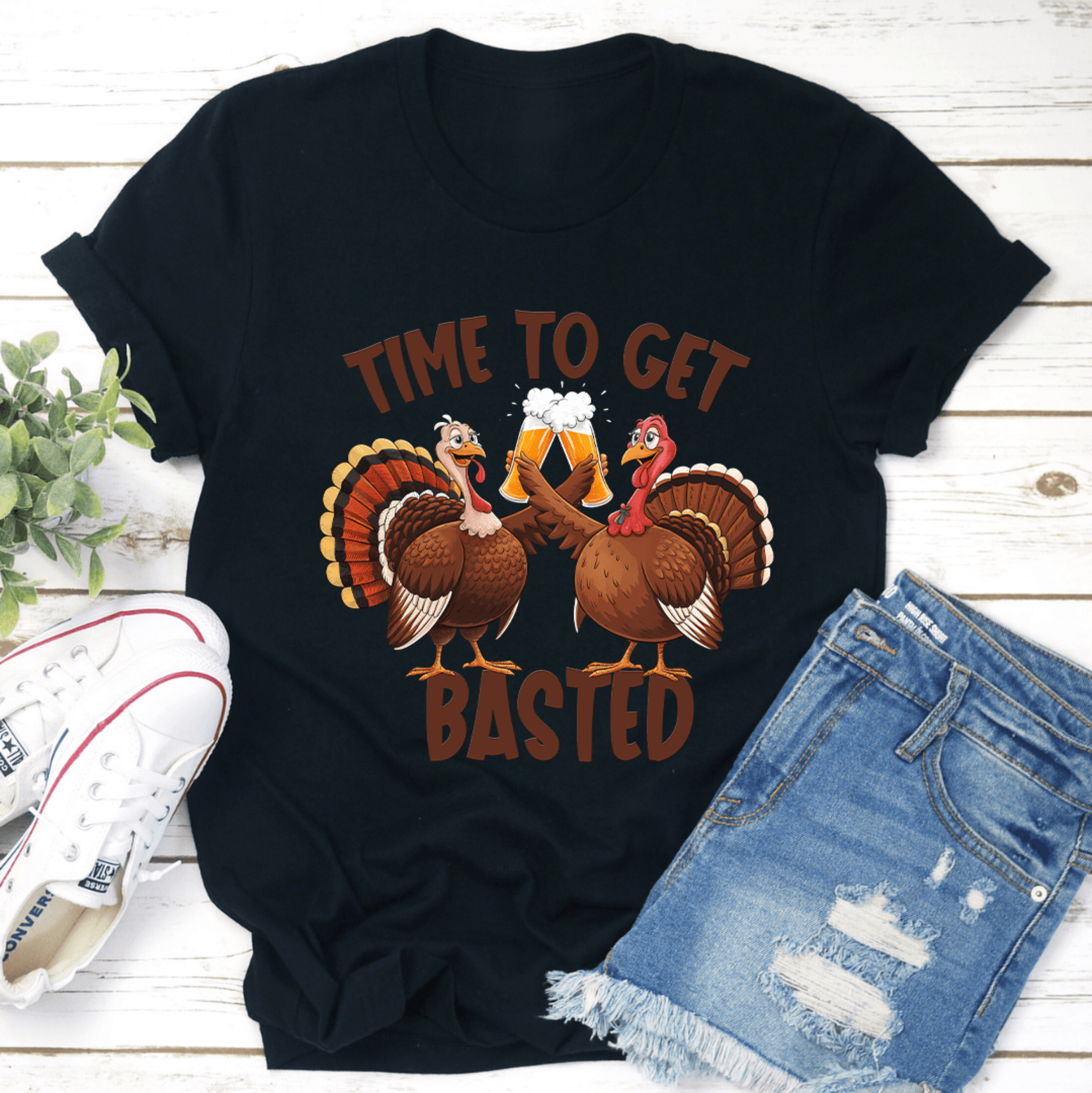 Time To Get Basted Tee 1