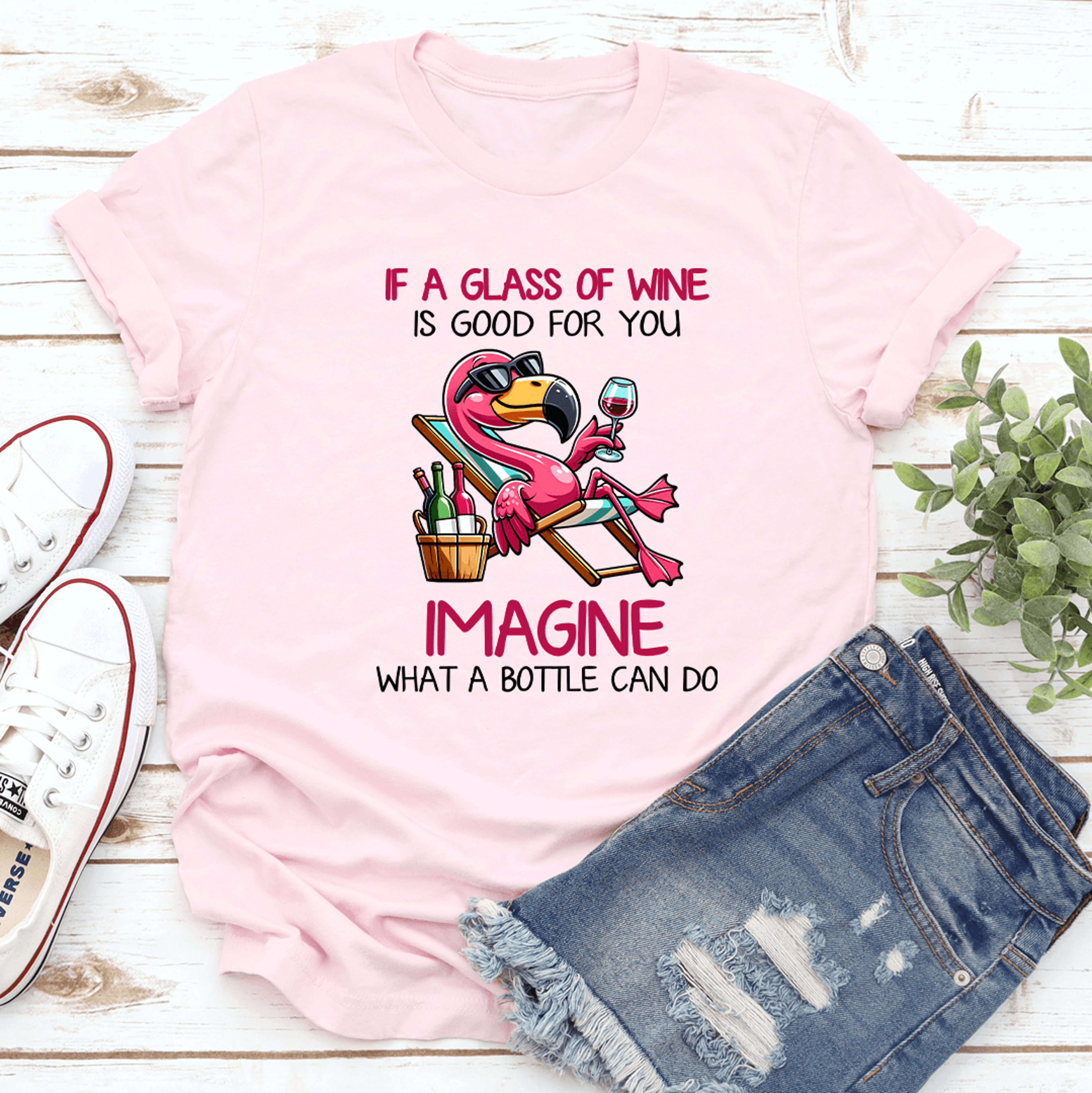 If A Glass Of Wine Is Good For You Tee 2