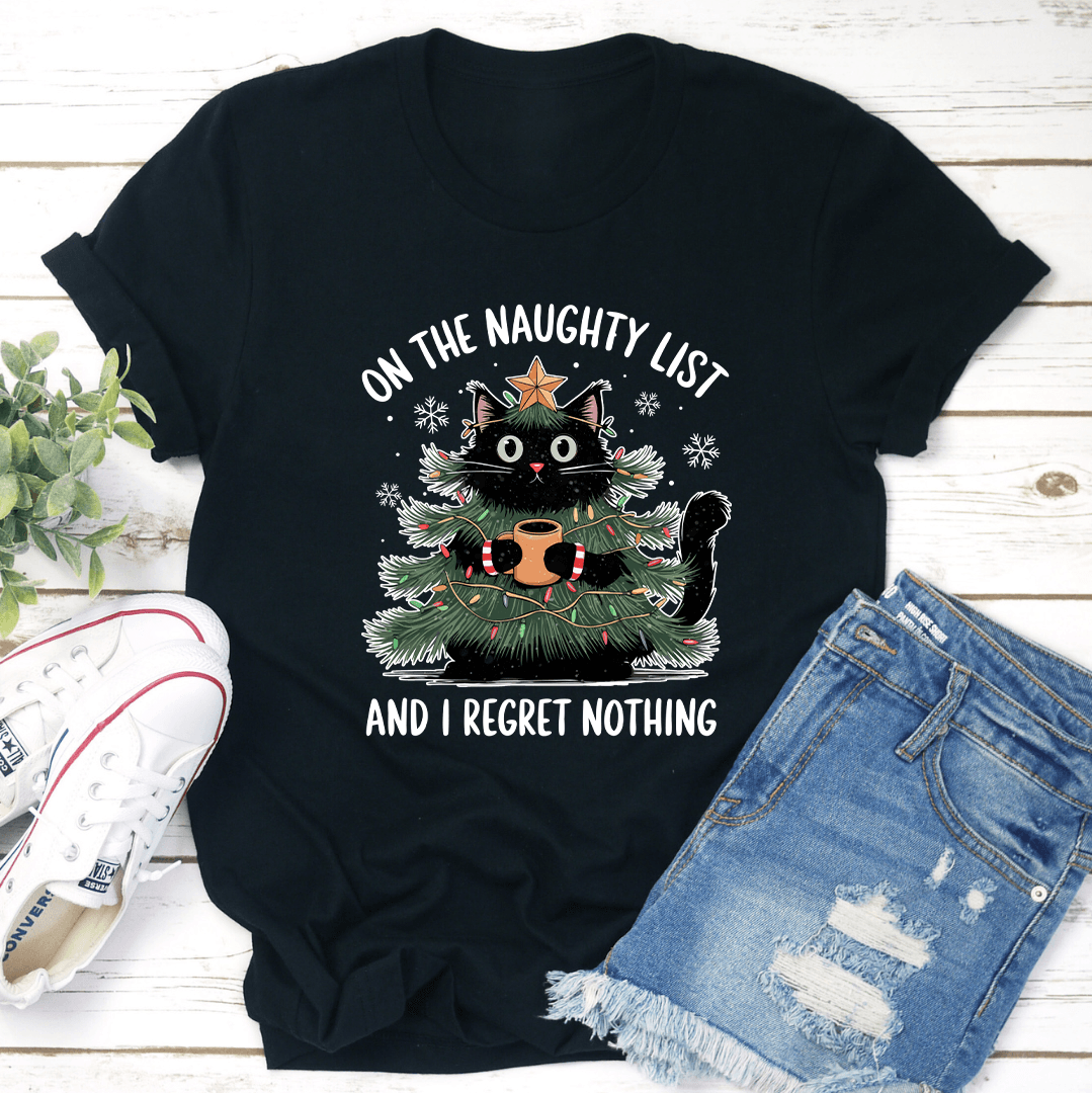 On The Naughty List Tee 3