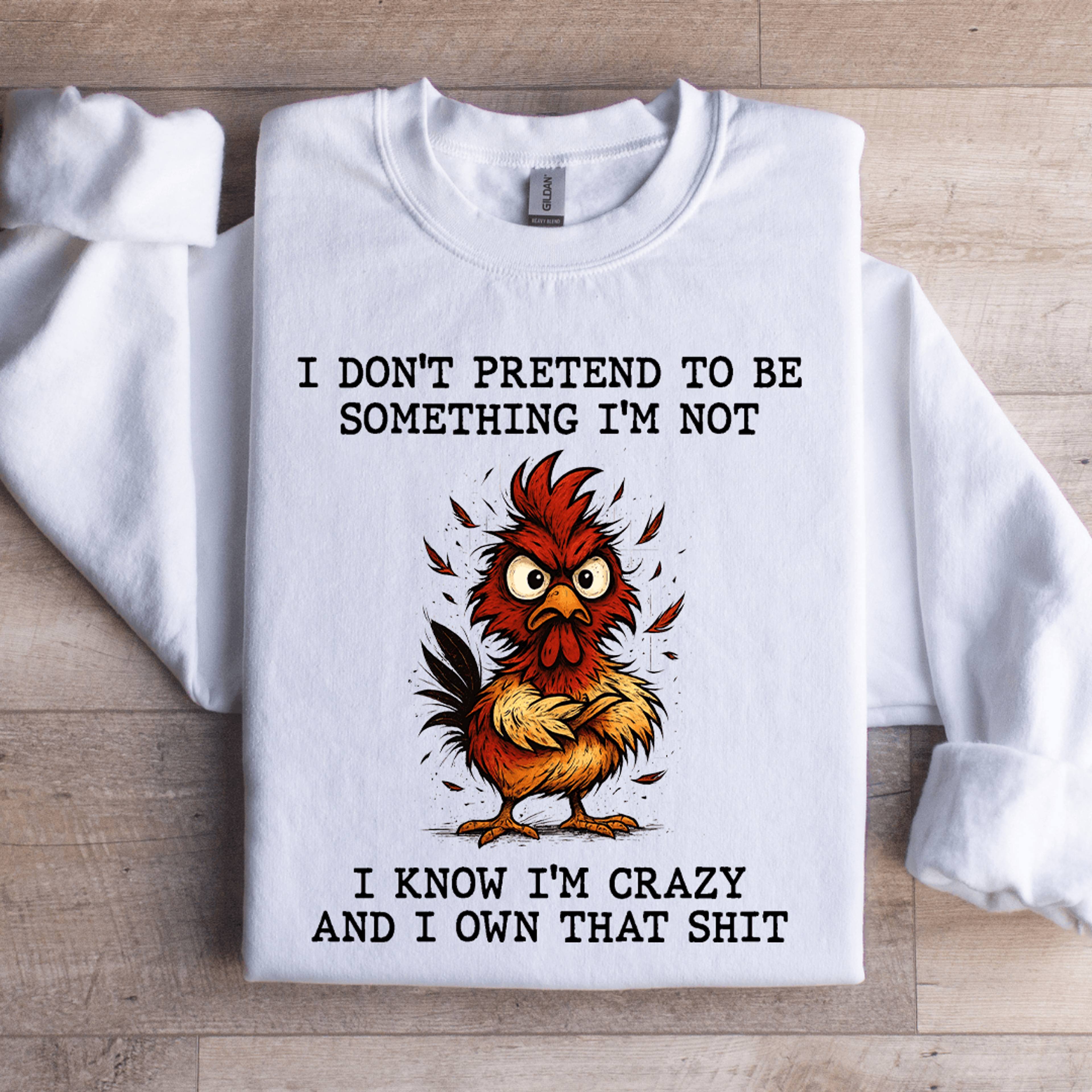 I Dont Pretend To Be Something Sweatshirt 0