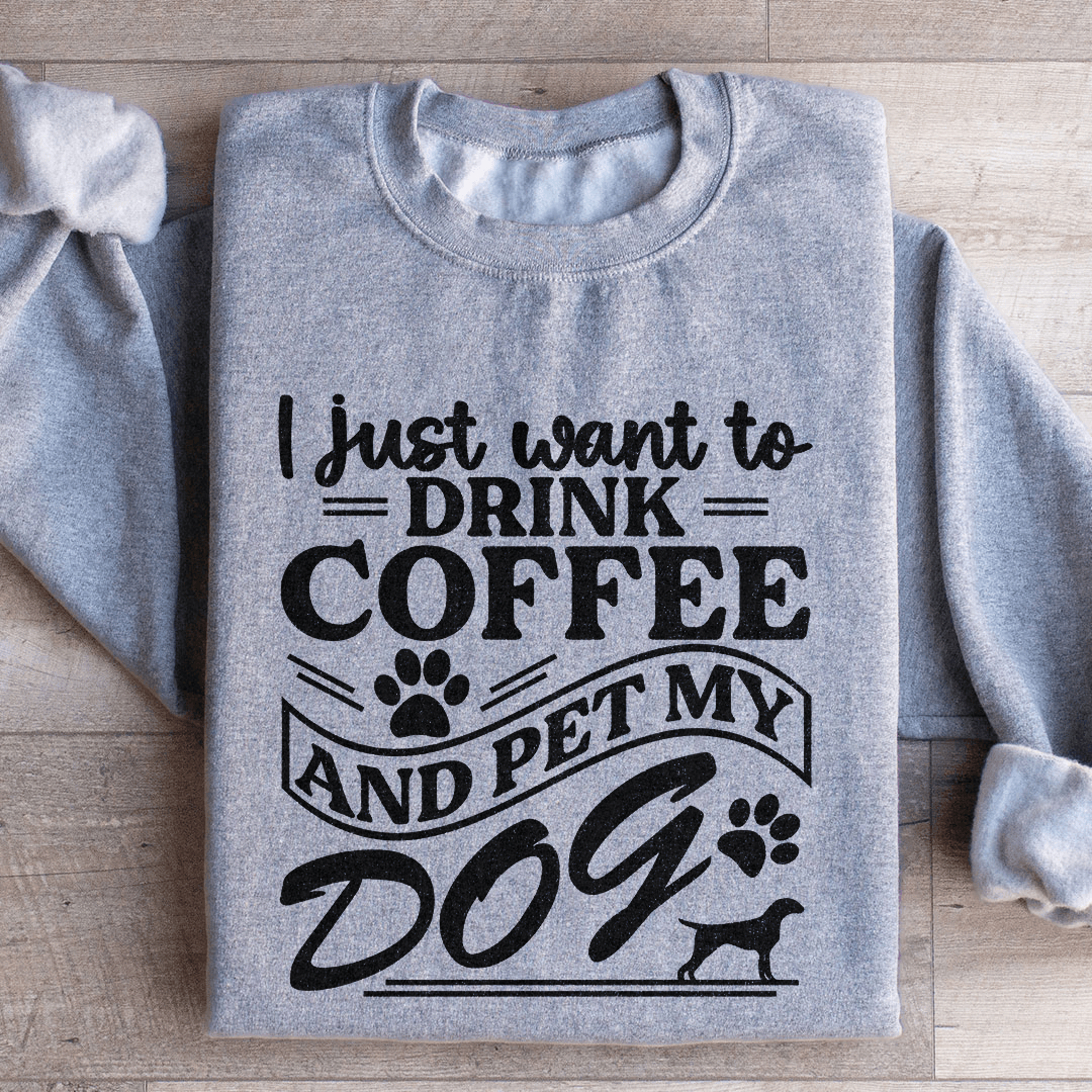 I Just Want To Drink Coffee Sweatshirt 3