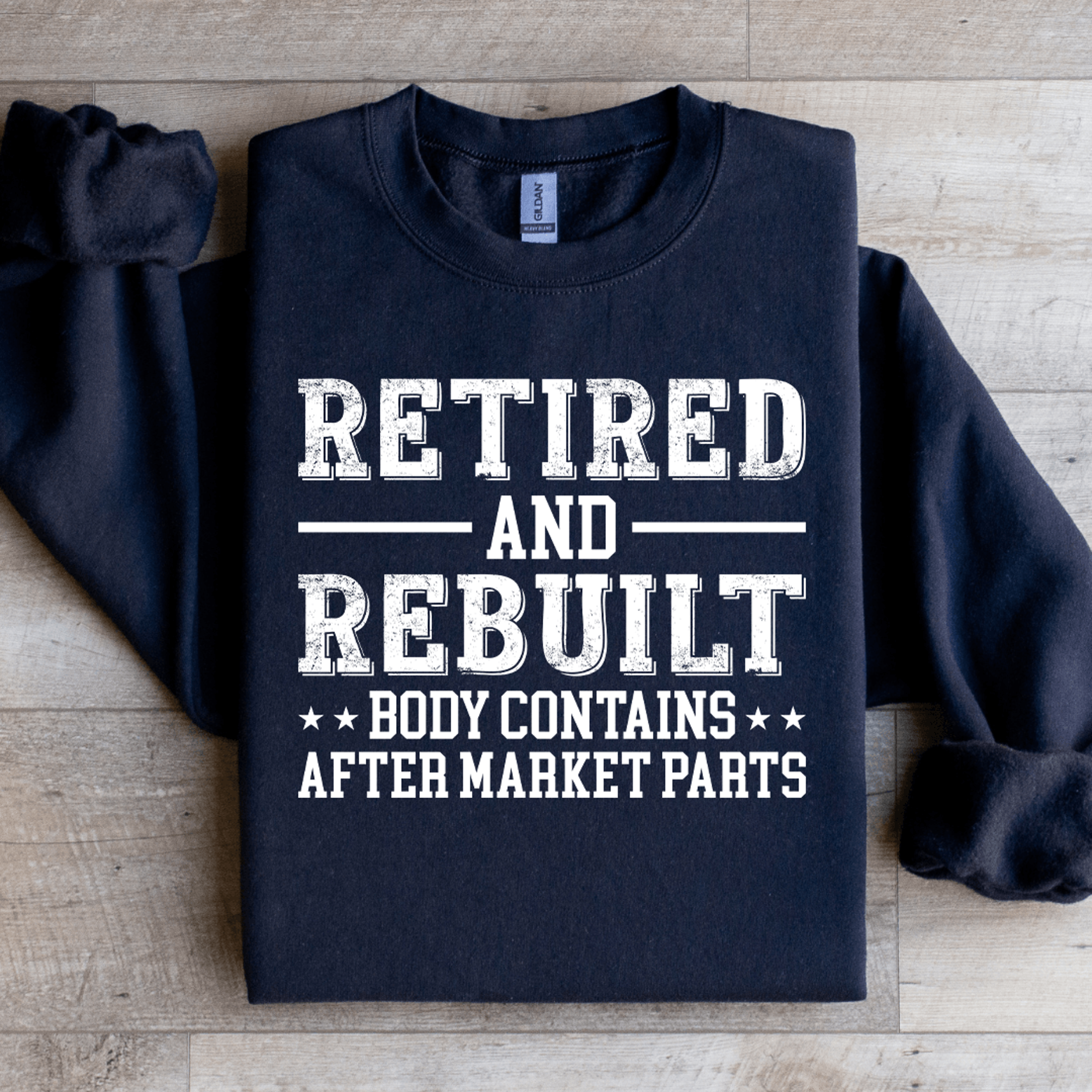 Retired And Rebuilt Body Contains Sweatshirt 1