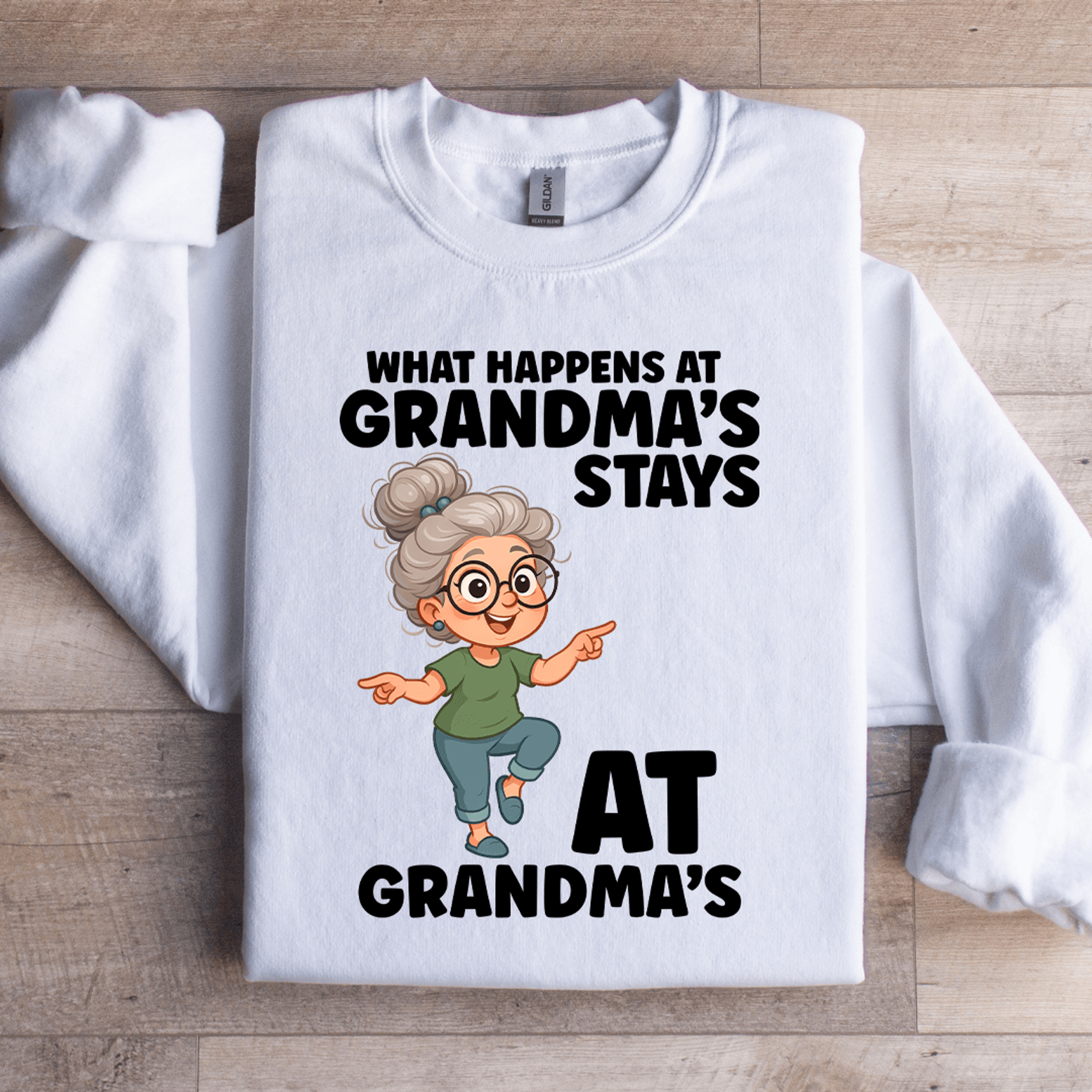 What Happens At Grandmas Stays Sweatshirt 2