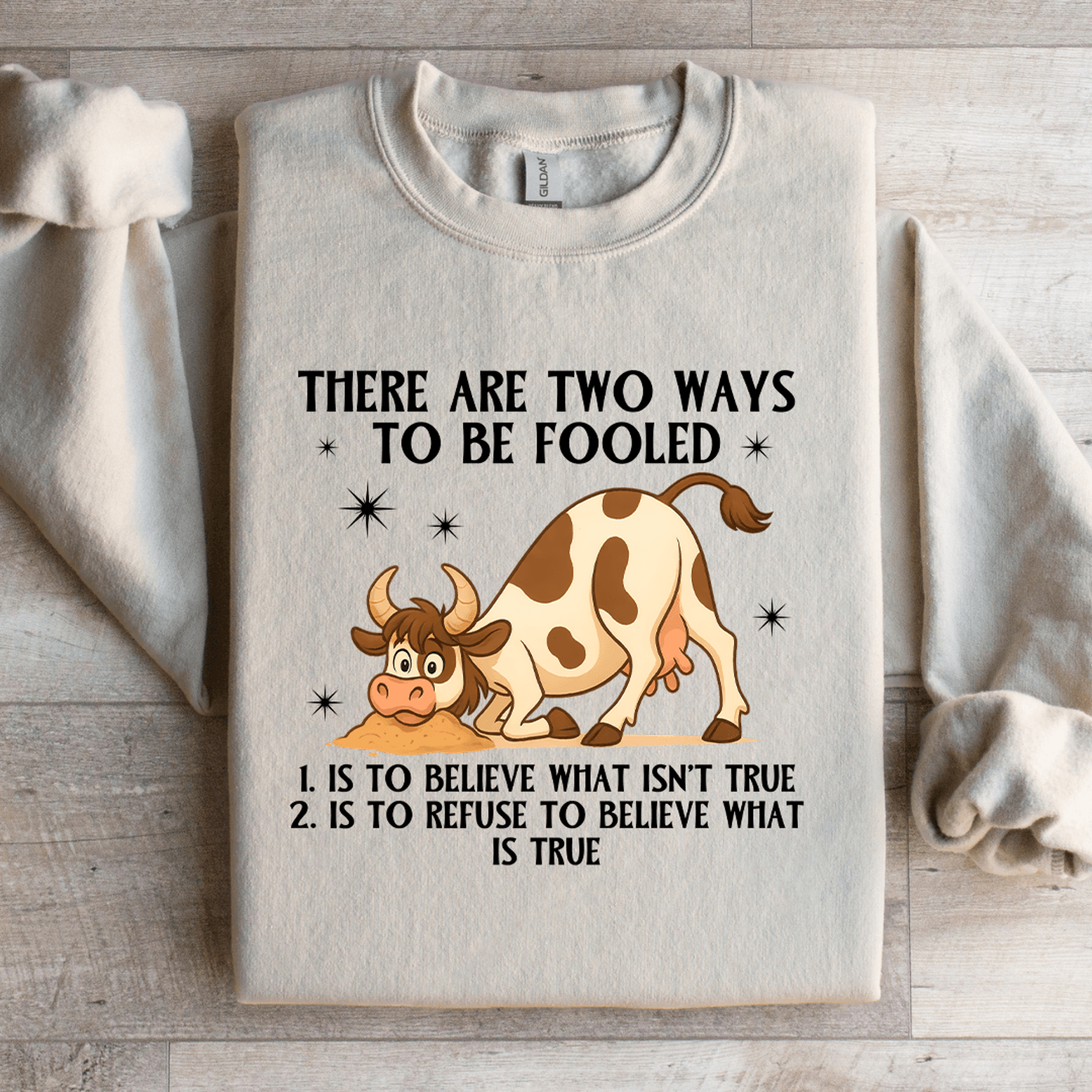 There Are Two Ways To Be Fooled Sweatshirt 4
