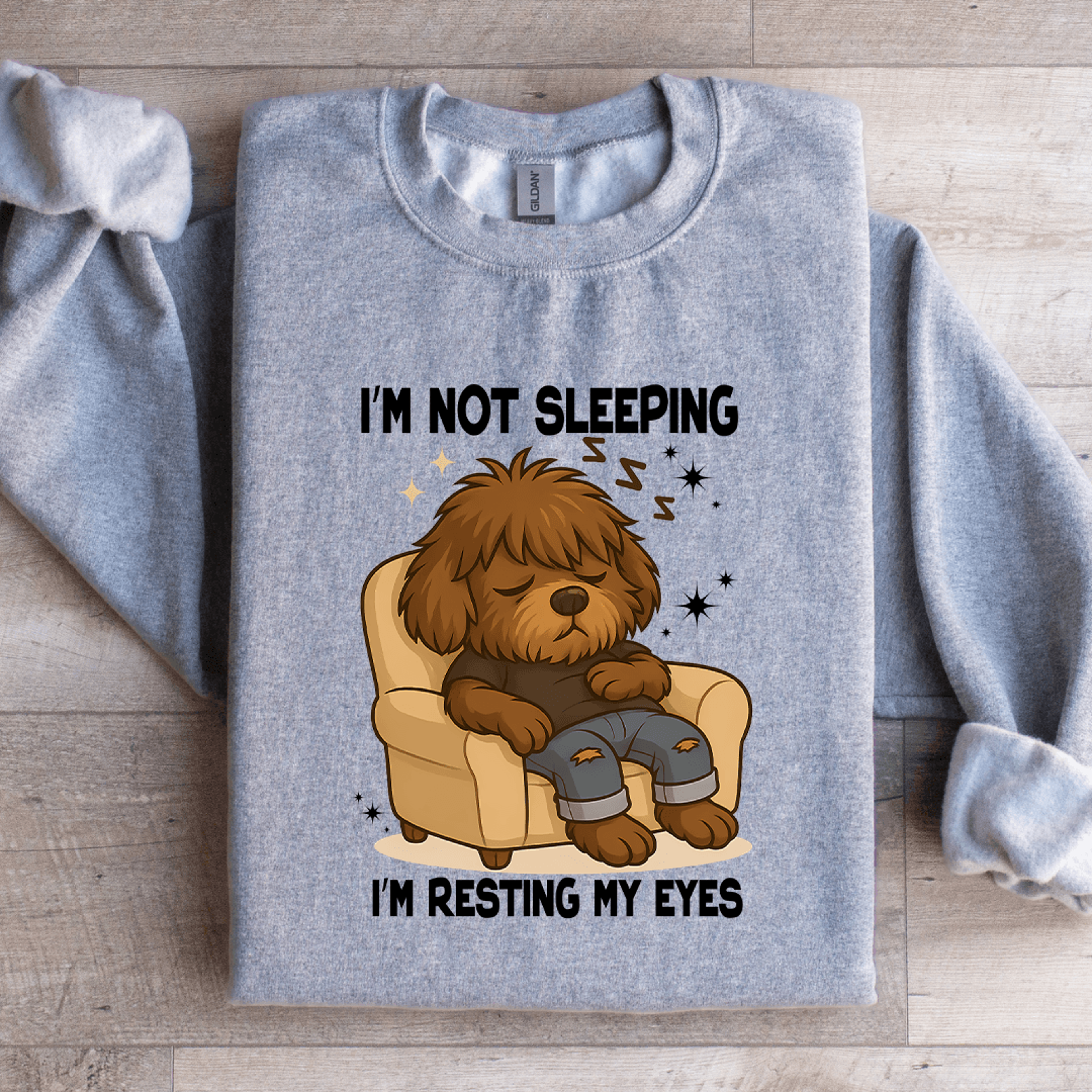 Im Not Sleeping Im Resting My Eyes Sweatshirt 4