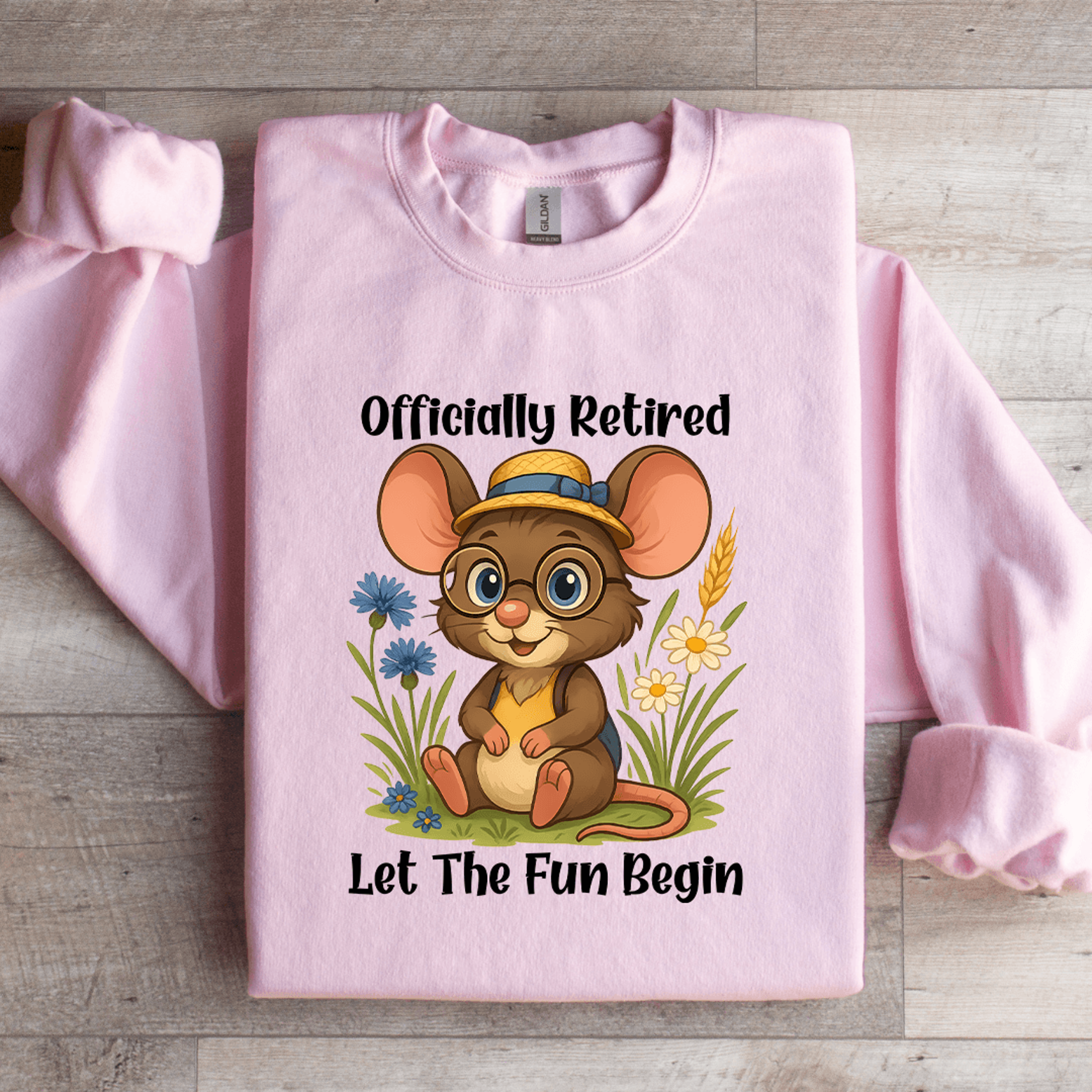 Officially Retired Let The Fun Begin Sweatshirt 1