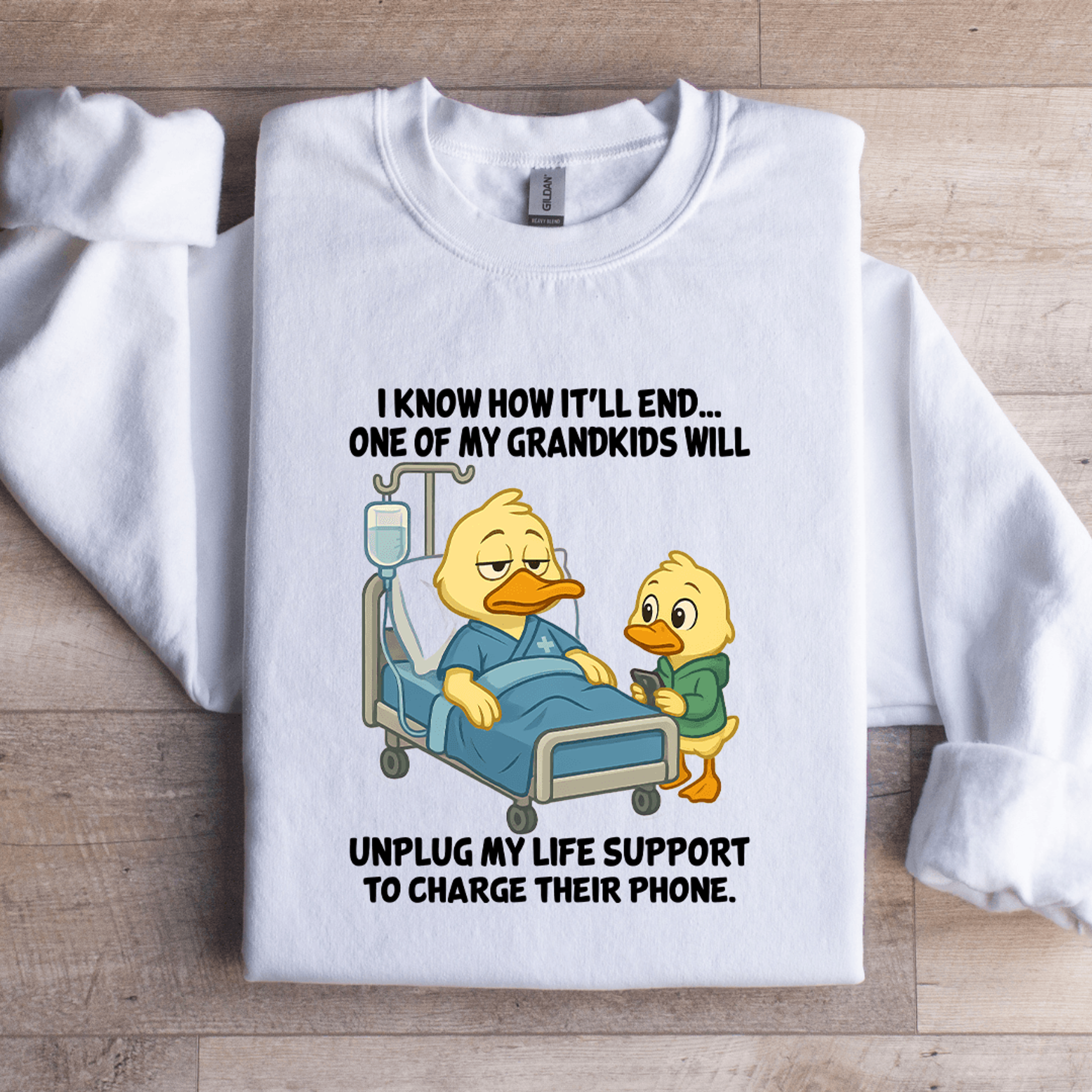 I Know How Itll End One Of My Grandkids Sweatshirt 2