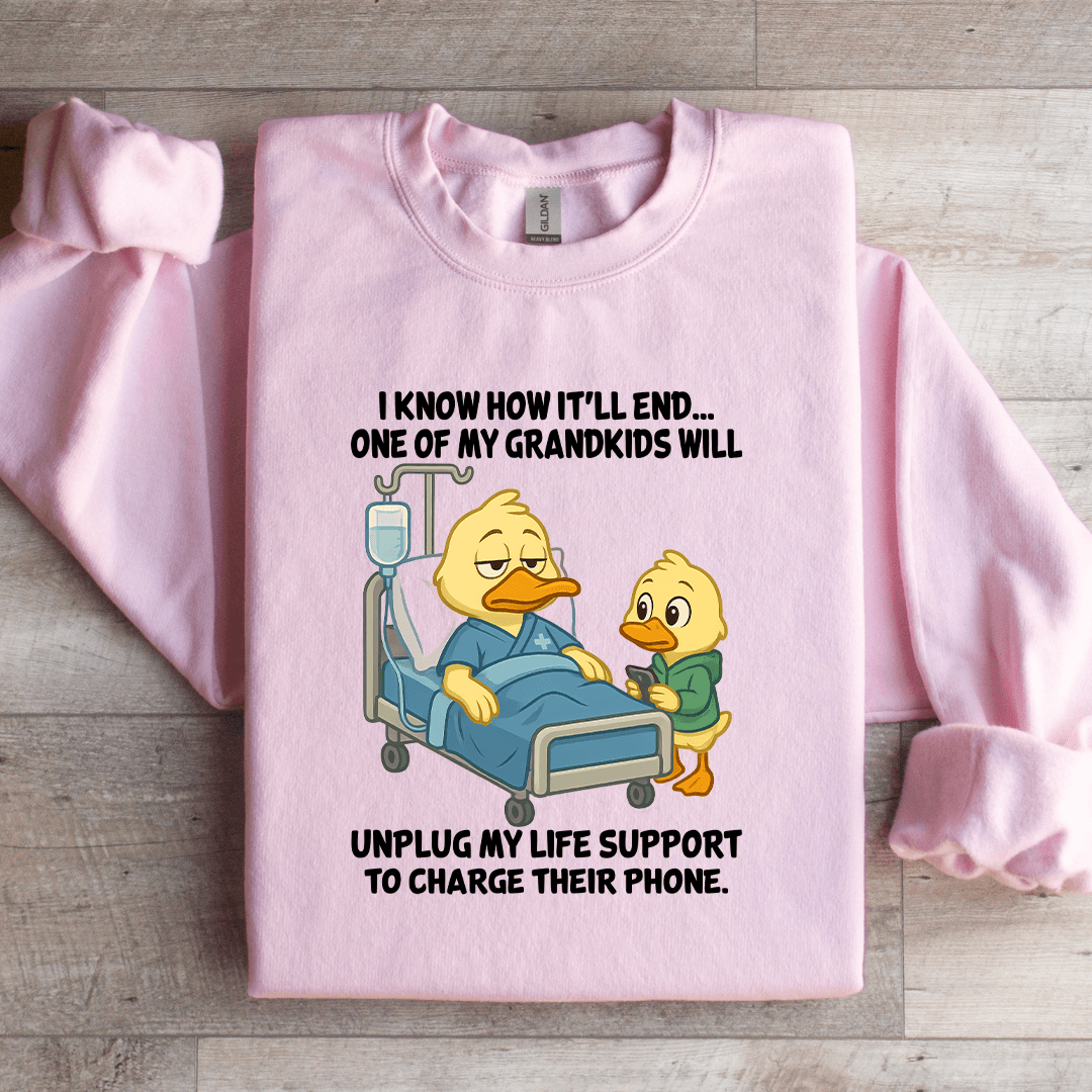 I Know How Itll End One Of My Grandkids Sweatshirt 4