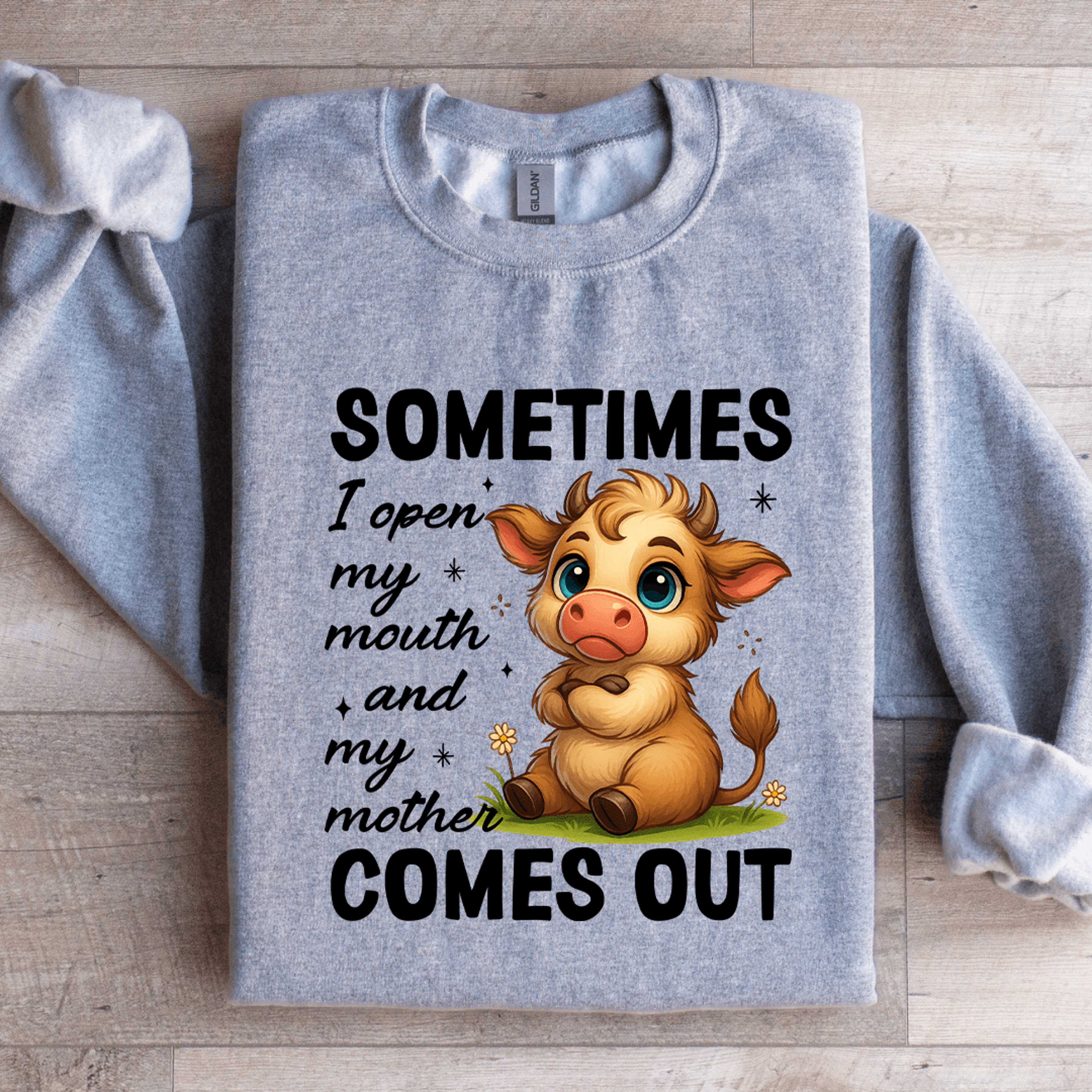 Sometimes I Open My Mouth Sweatshirt 0