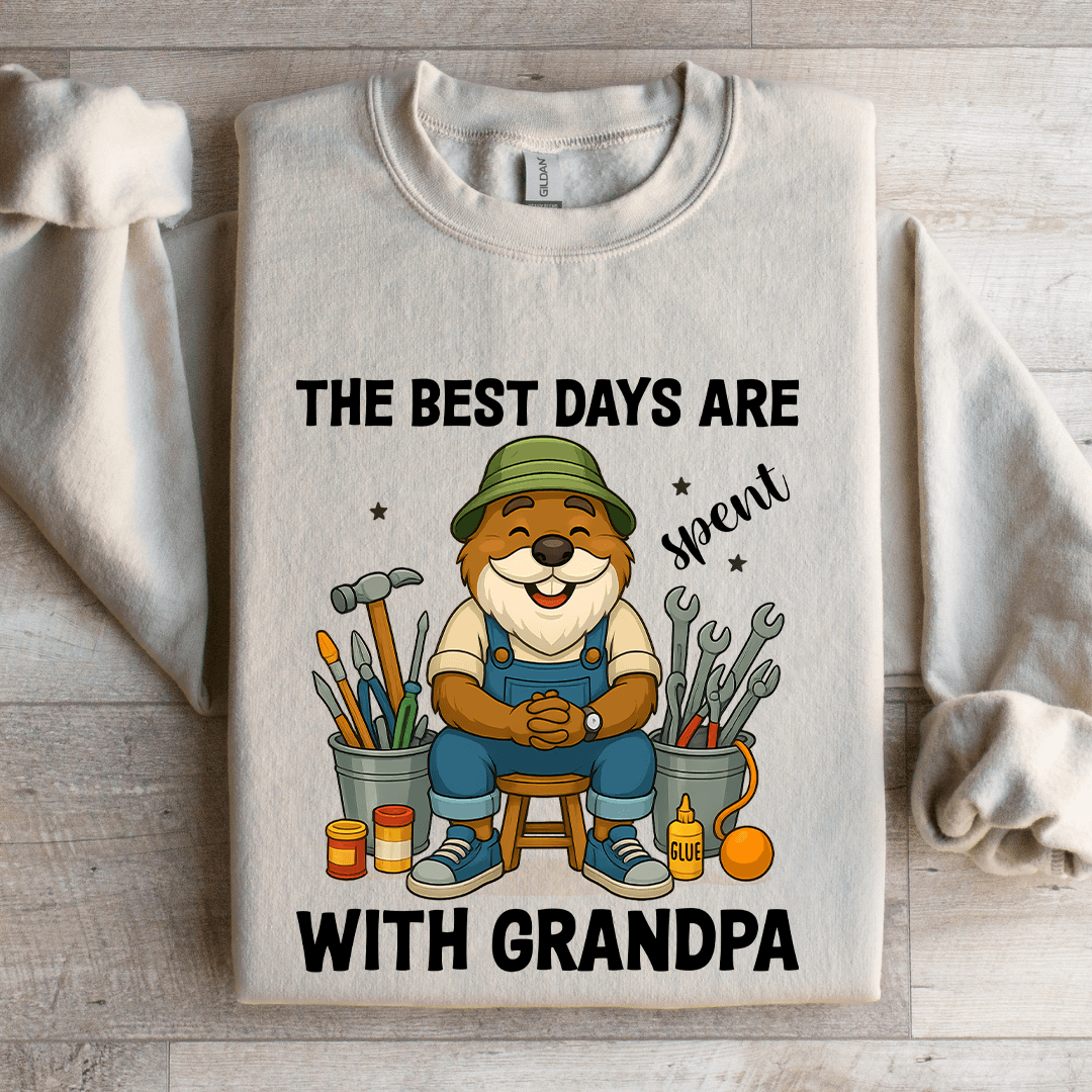 The Best Days Are Spend With Grandpa Sweatshirt 4