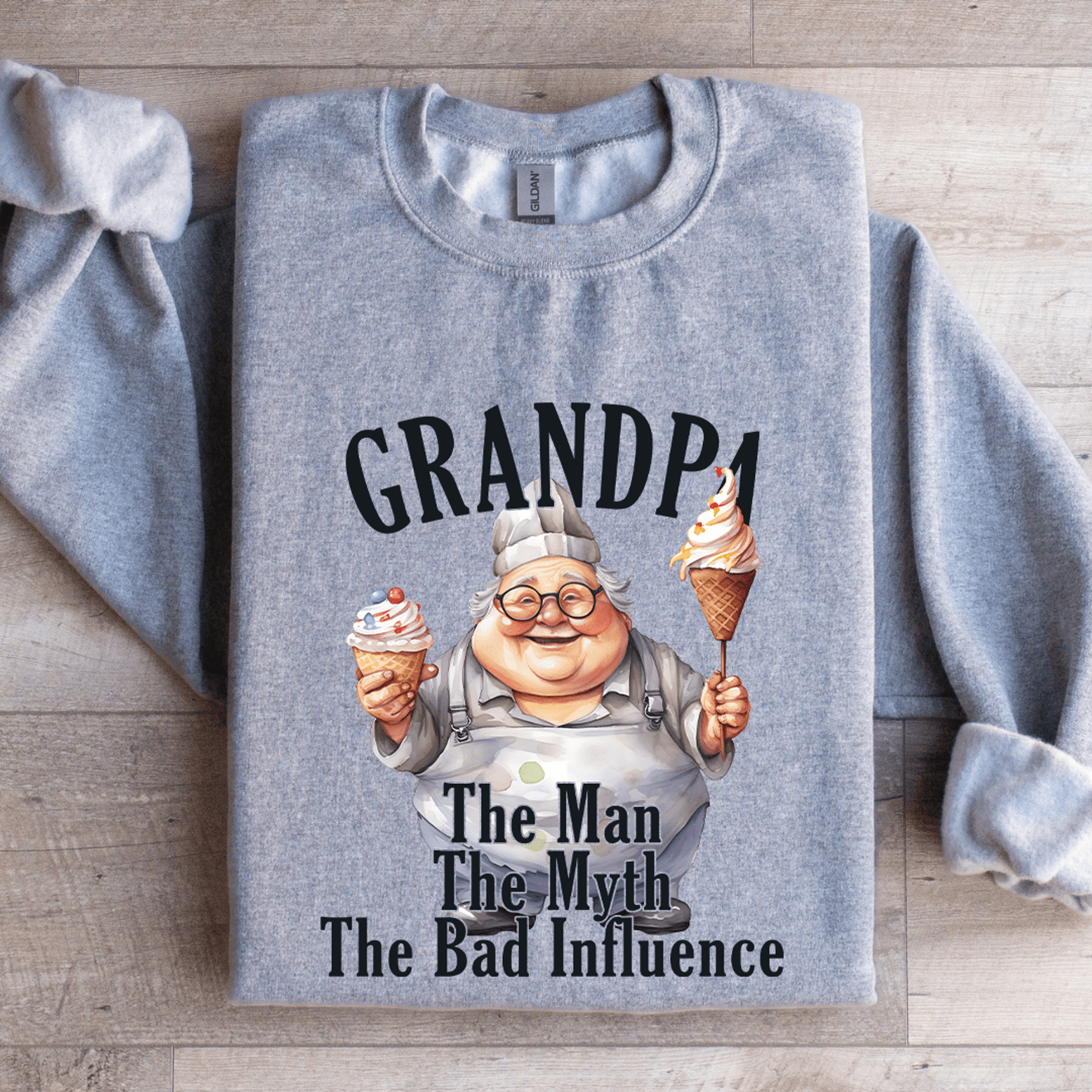 Grandpa The Man The Myth Sweatshirt 3