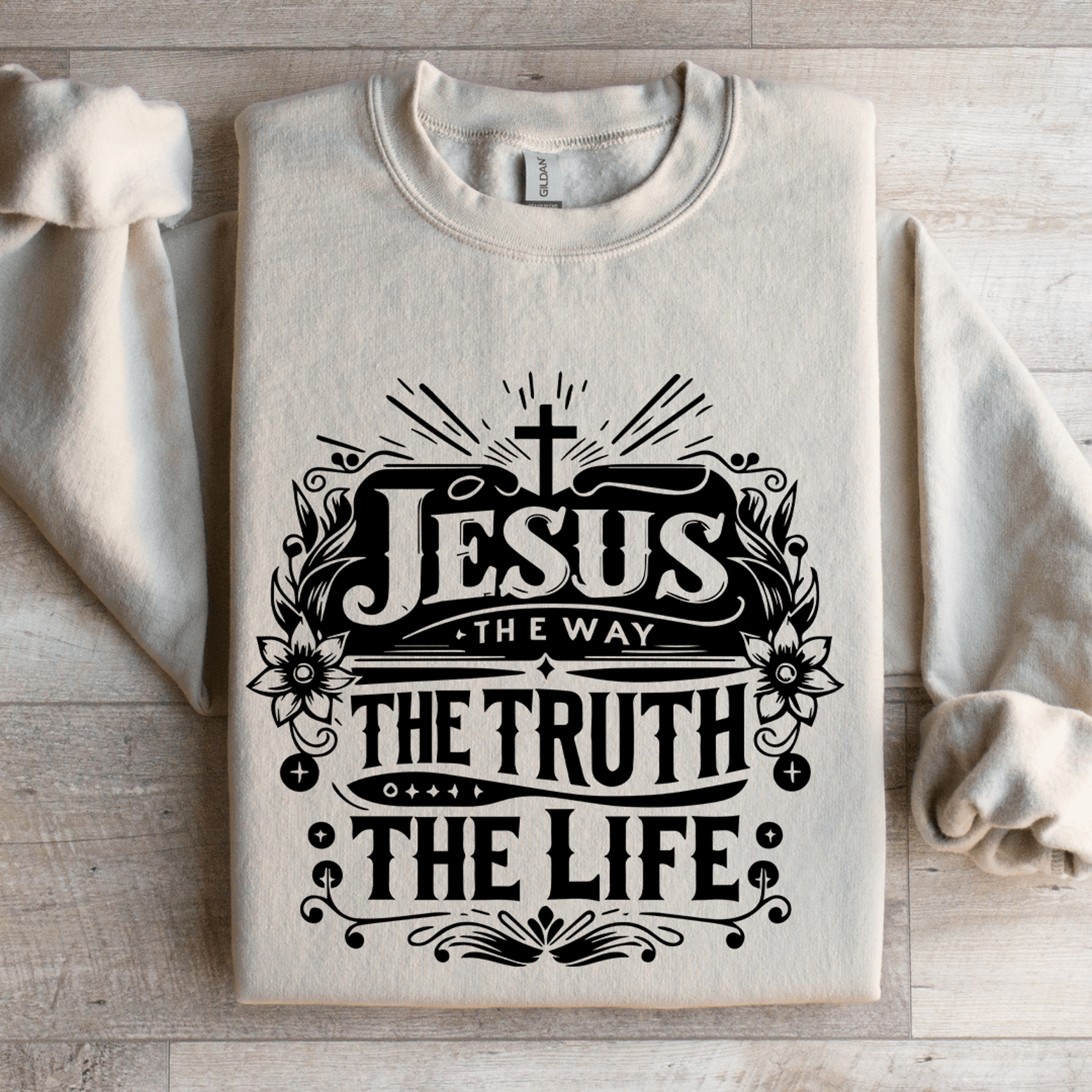 Jesus The Way The Truth The Life Sweatshirt 4