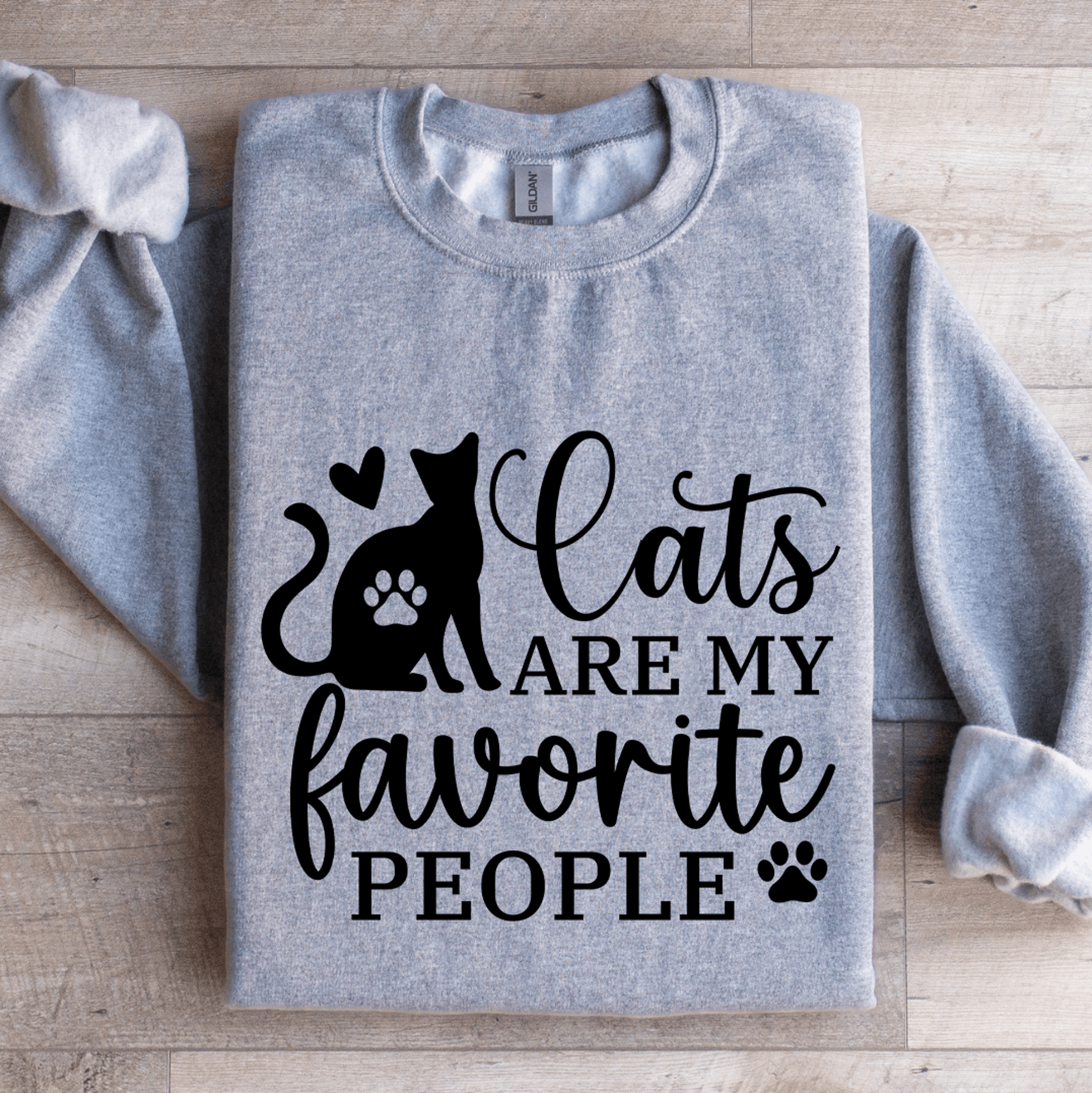 Cats Are My Favorite People Sweatshirt 3