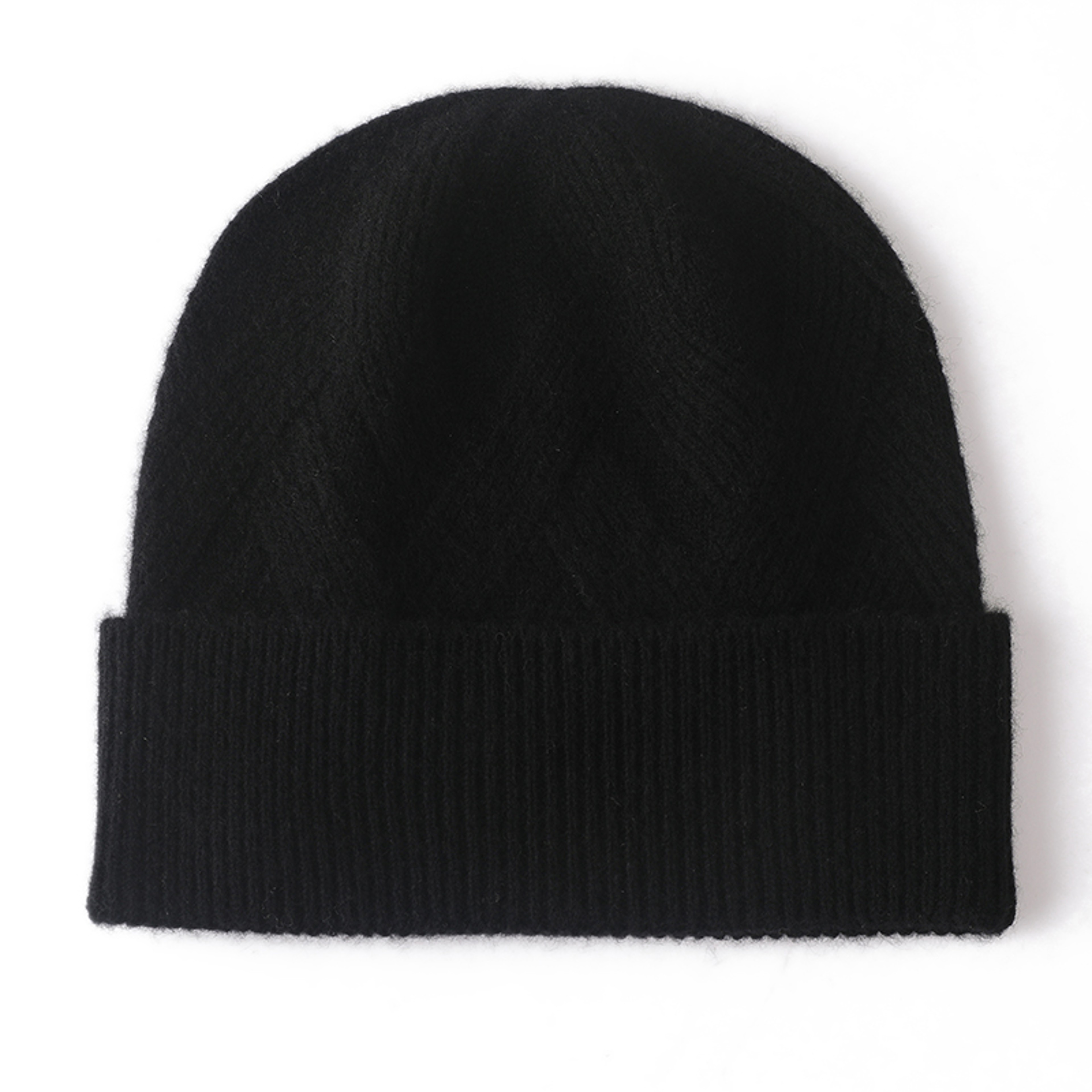 Pure Cashmere Women Hat Winter Knitted Soft Warm Lady Headgear Fashion Casual Thicken Cap Premium Q 4