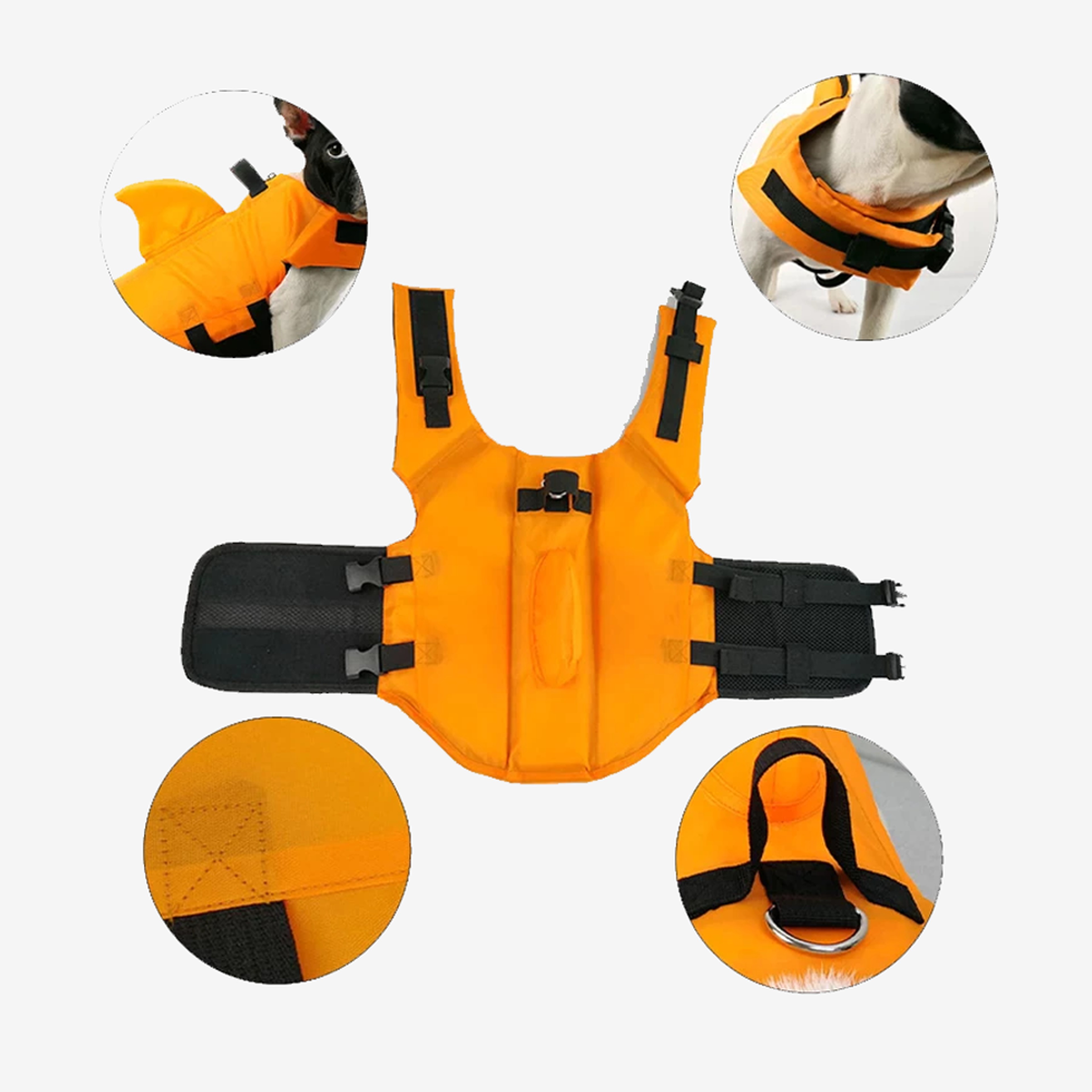 Shark Dog Safety Life Jacket – view 9