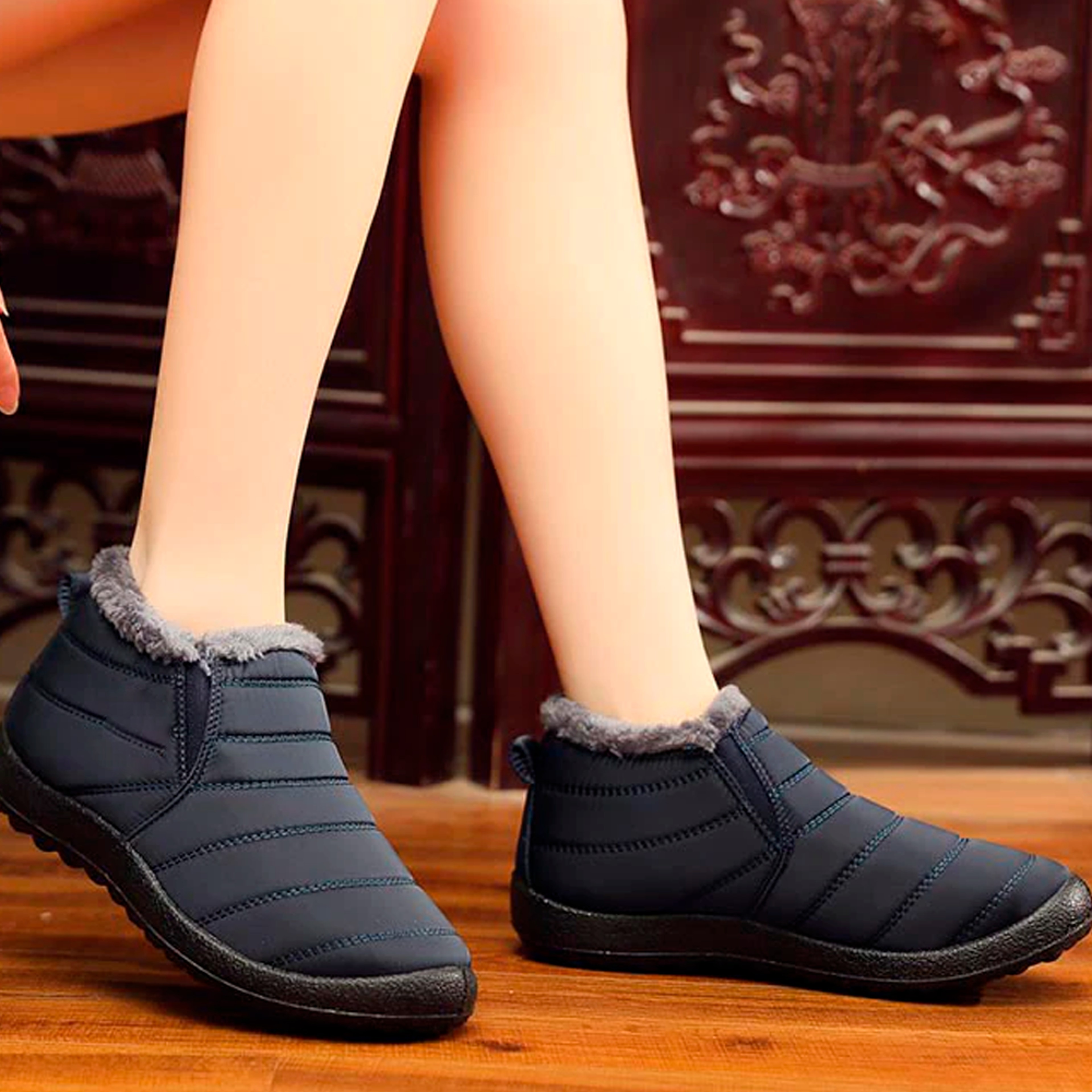 Women's Waterproof & Anti-Slip Comfy & Warm Snow Boots – view 3