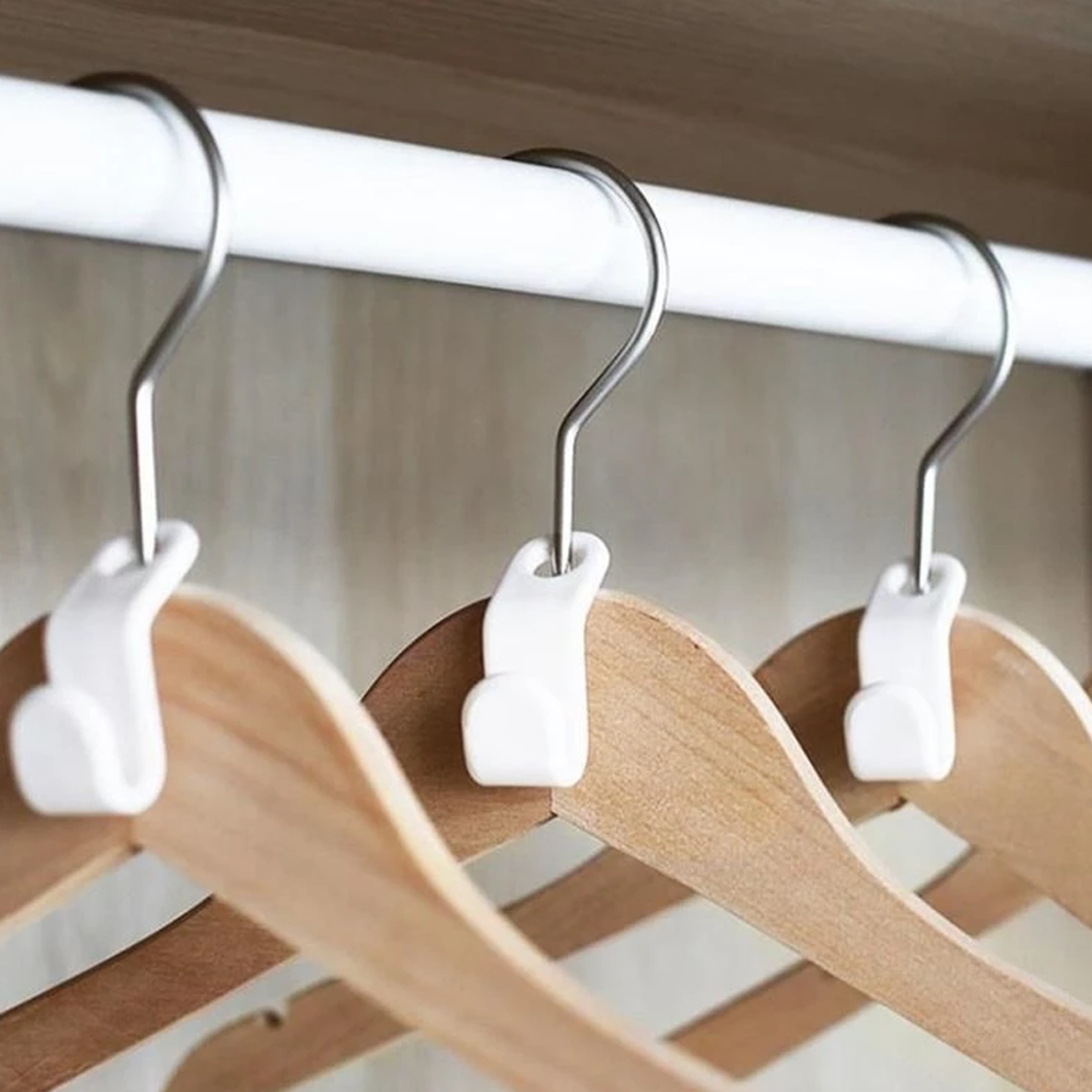 Clothes Hanger Connector Hooks – Super Space Saving for Closet – view 3