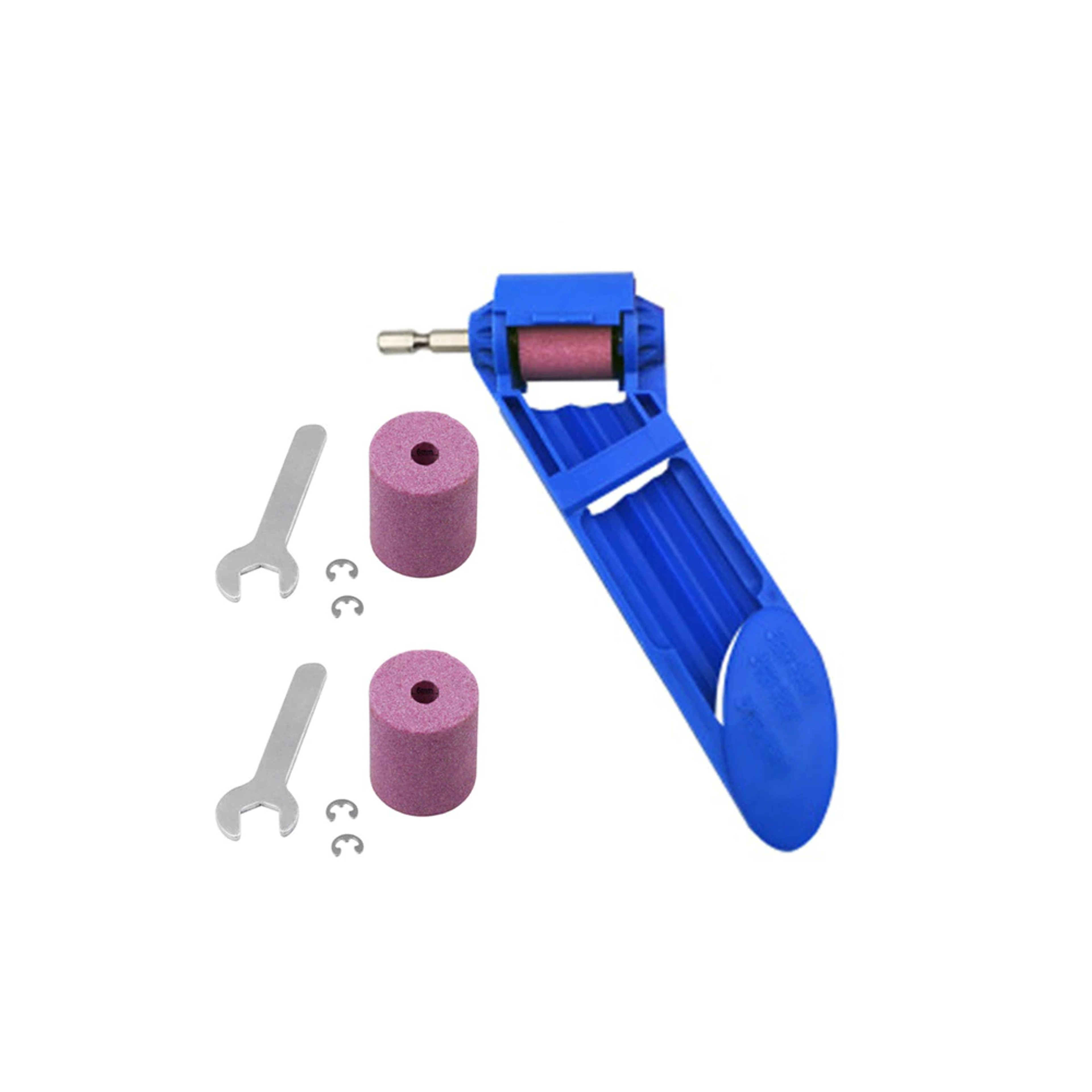 portabledrillbitsharpenerbluedoublewheelpng