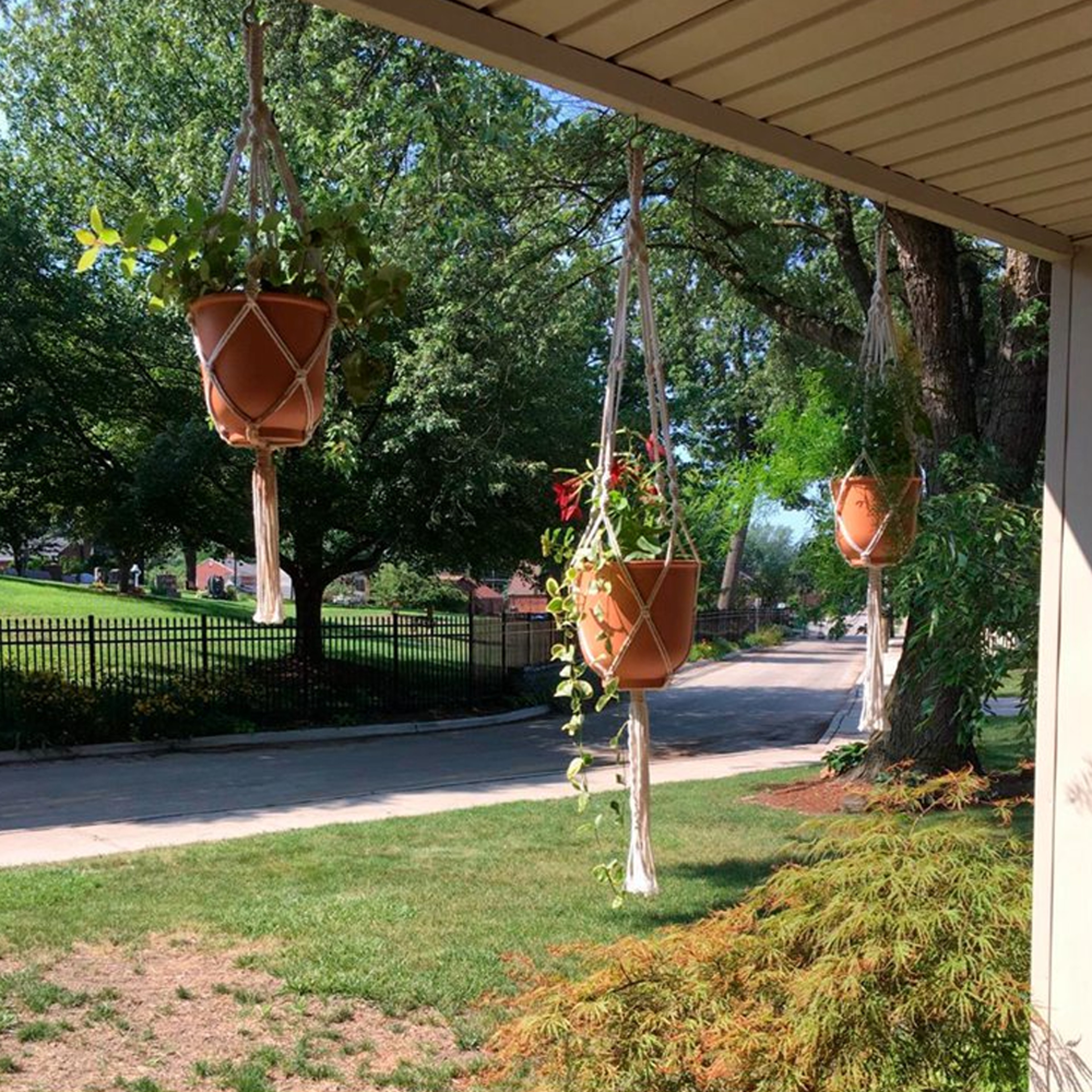 Boho Styled Macrame Plant Hangers – view 11