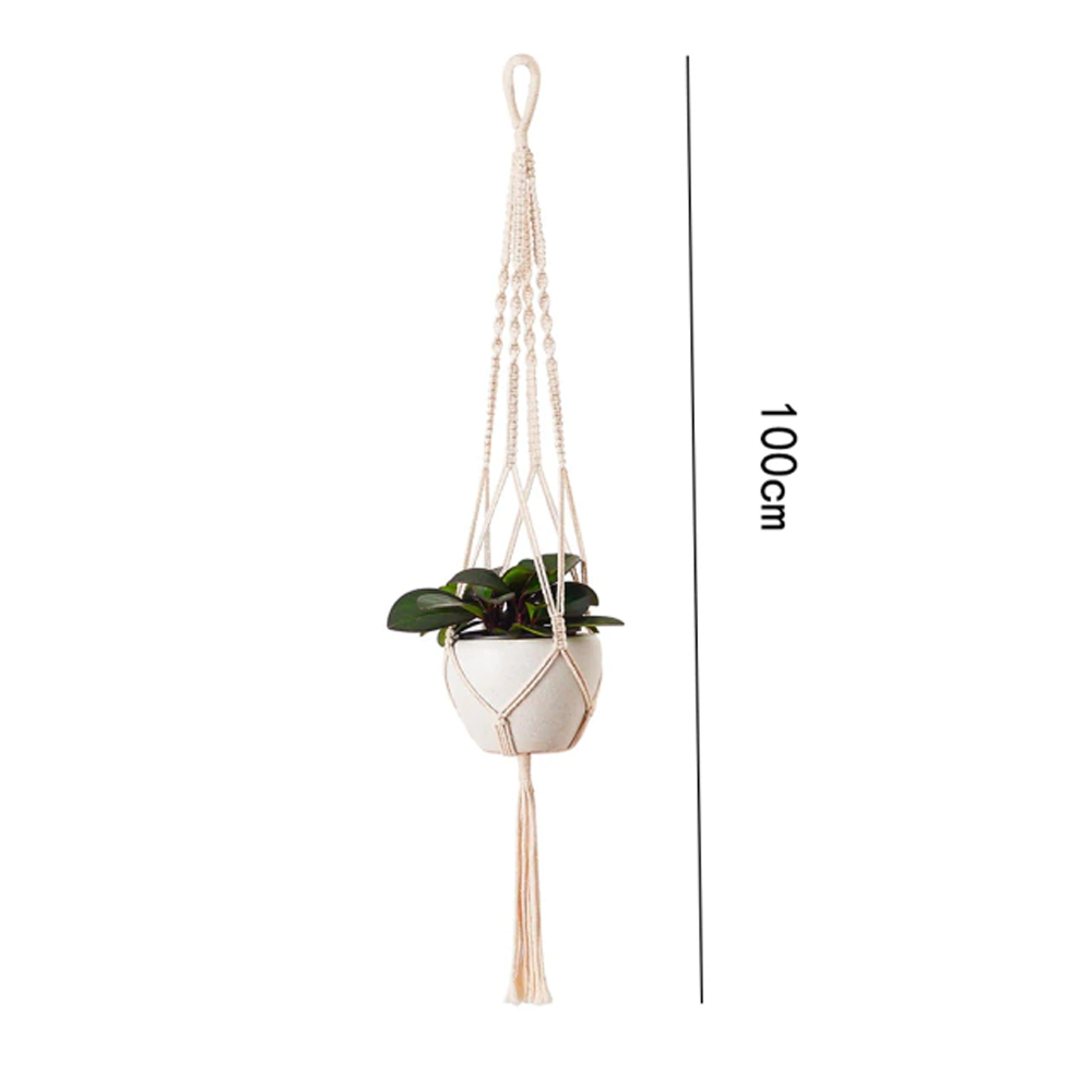 Boho Styled Macrame Plant Hangers – view 4
