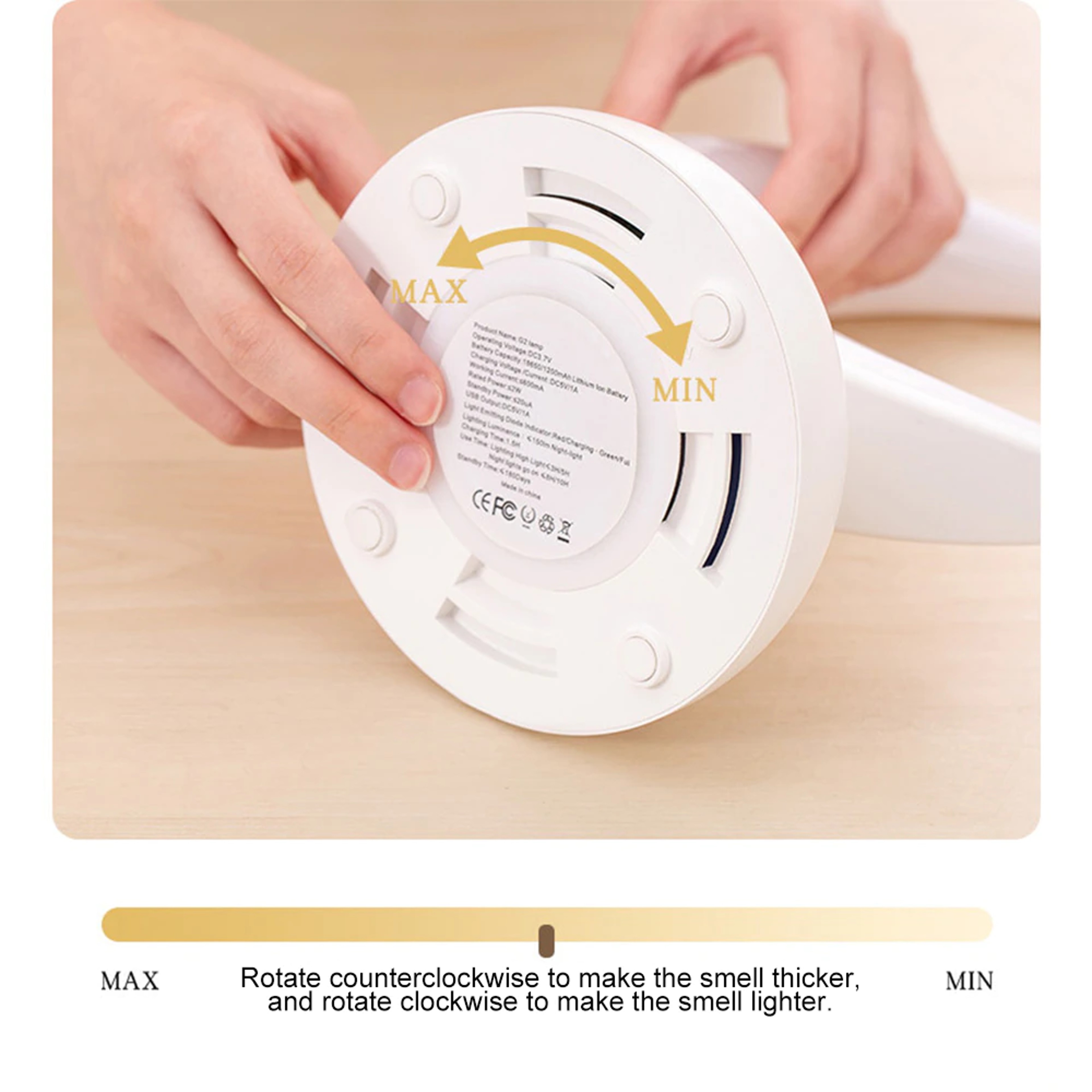 Moon Aromatherapy USB Night Light – view 7