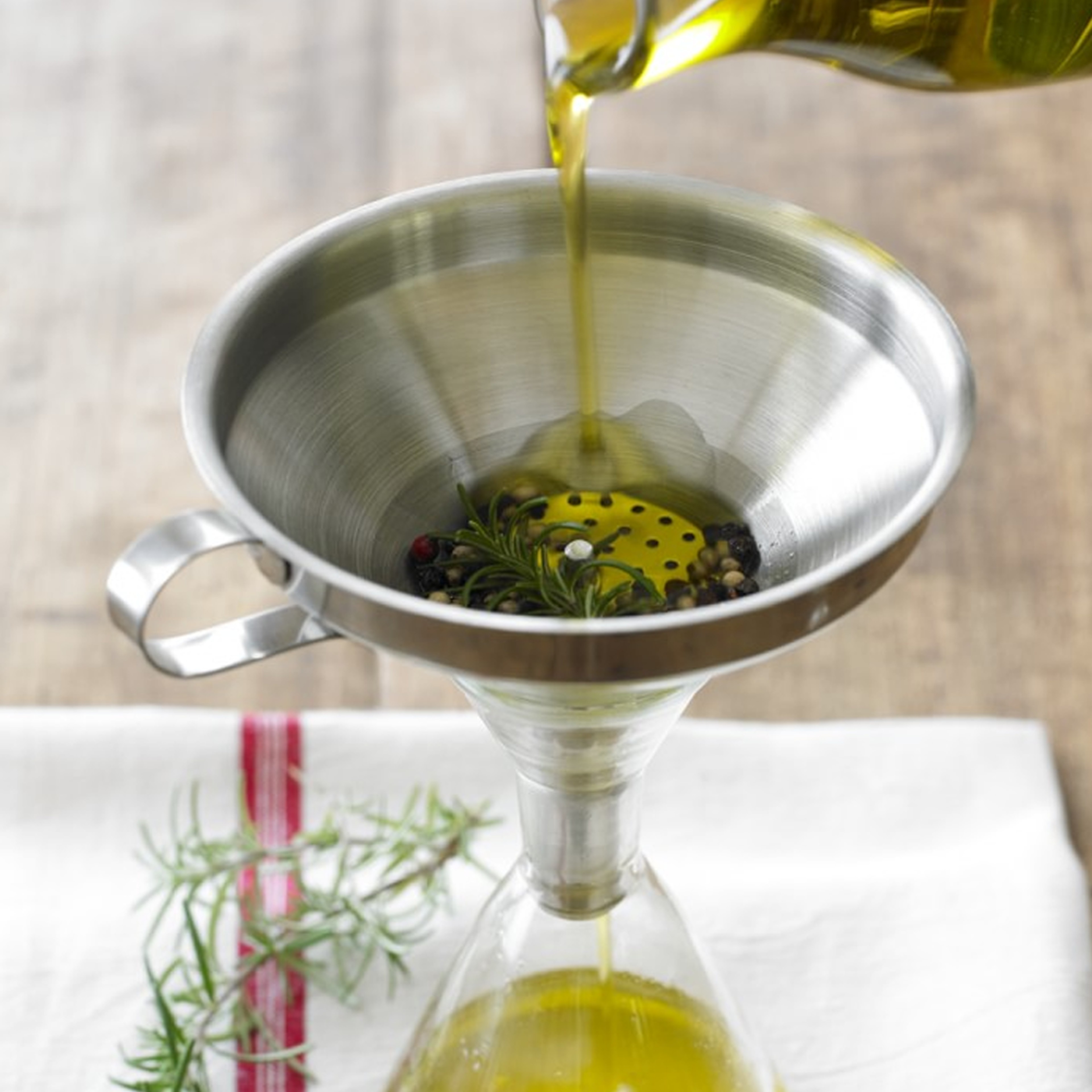 Stainless Steel Kitchen Oil Funnel – view 1