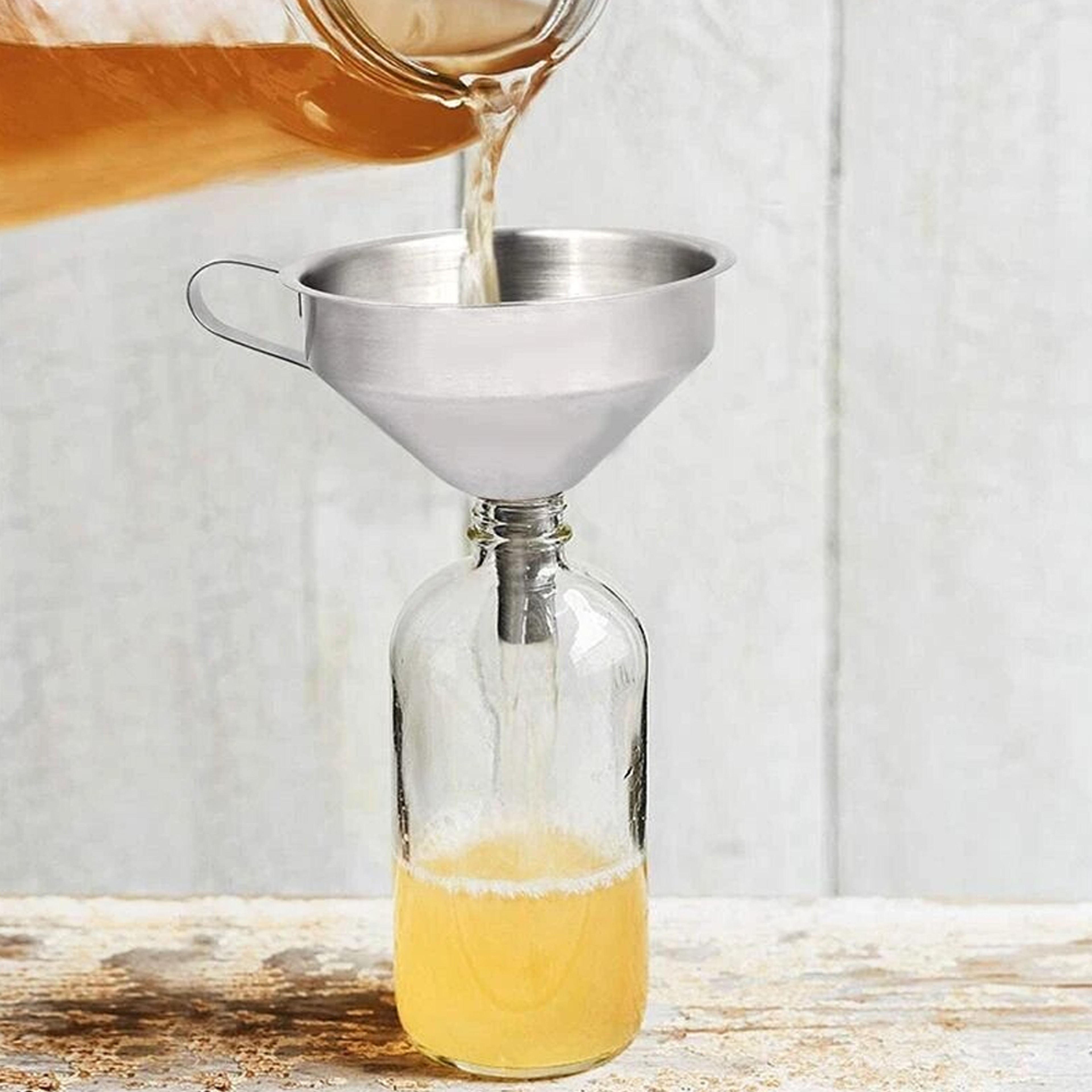 Stainless Steel Kitchen Oil Funnel – view 2