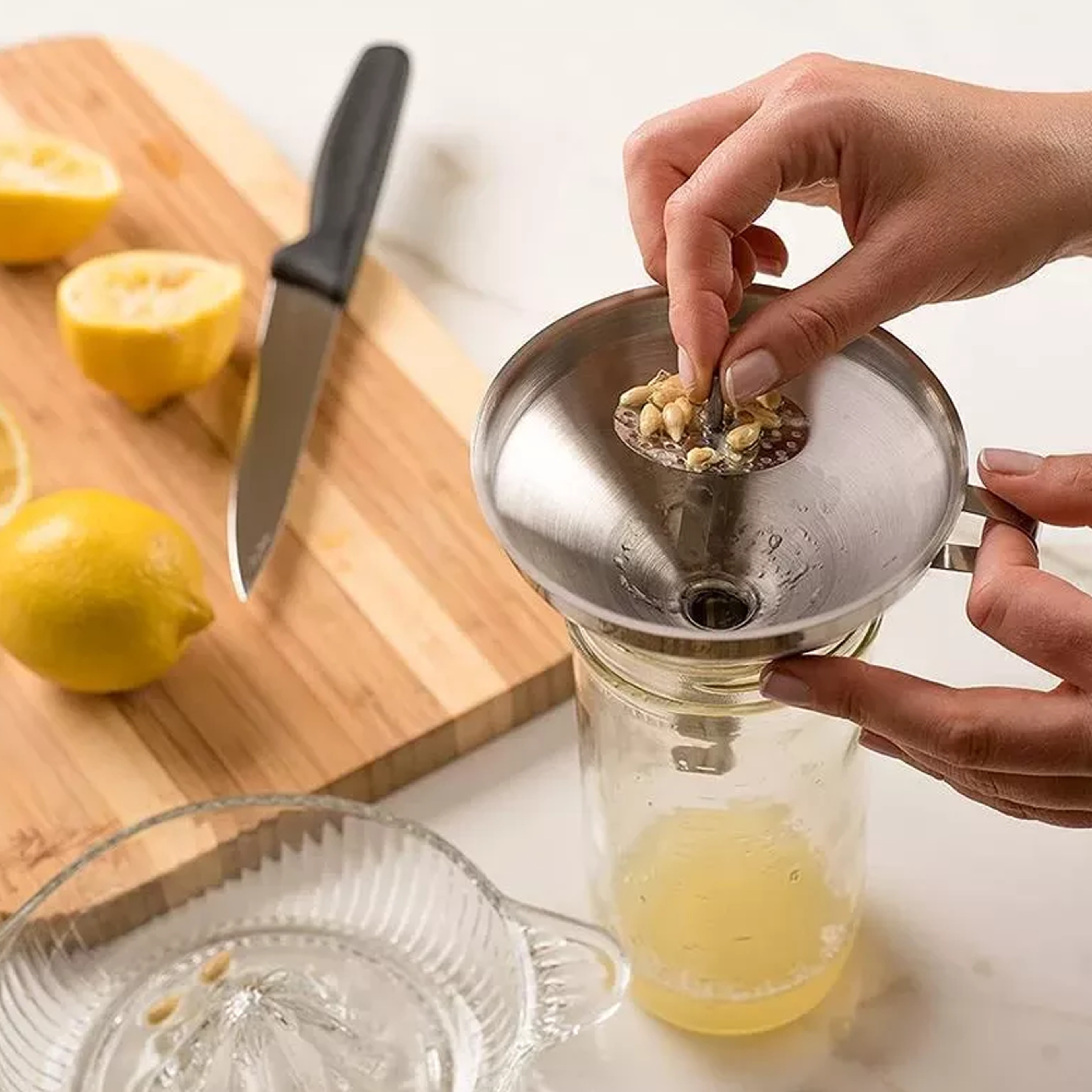 Stainless Steel Kitchen Oil Funnel – view 4